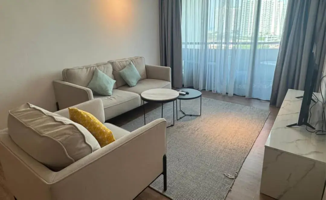 Living room in Century Bay Private Residences Living room in Century Bay Private Residences