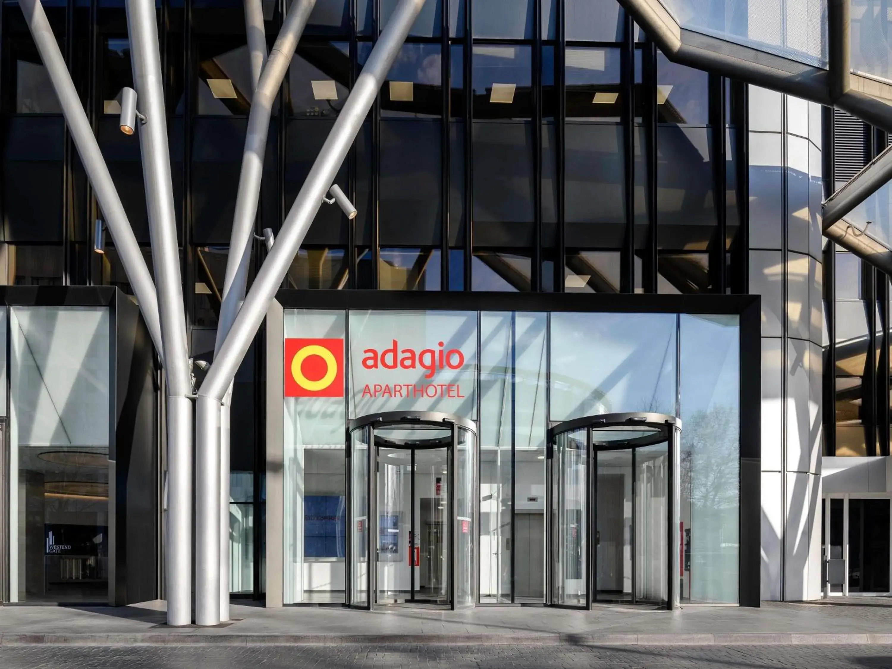 Property building in Aparthotel Adagio Frankfurt City Messe Property building in Aparthotel Adagio Frankfurt City Messe