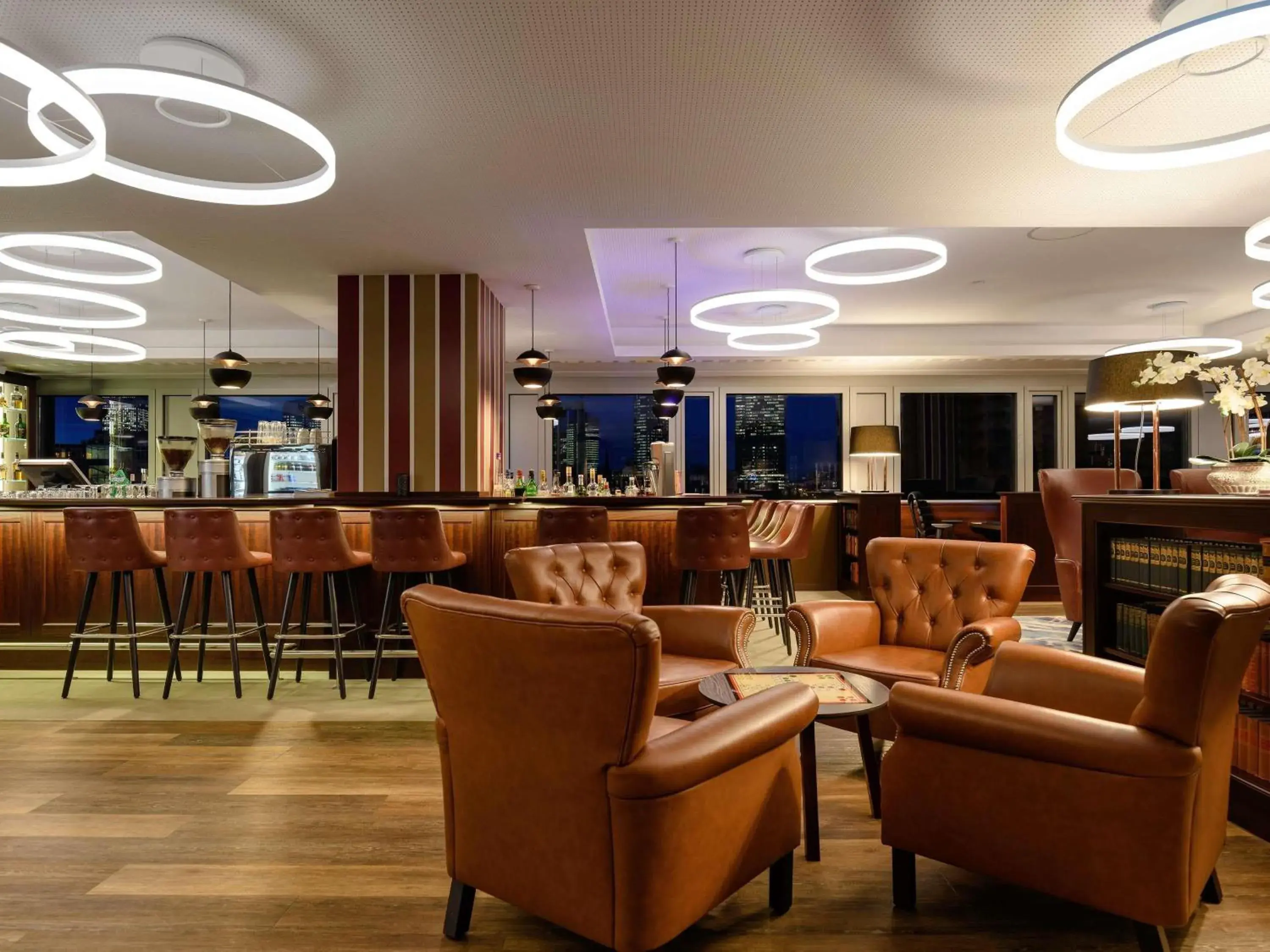 Lounge or bar in Aparthotel Adagio Frankfurt City Messe Lounge or bar in Aparthotel Adagio Frankfurt City Messe