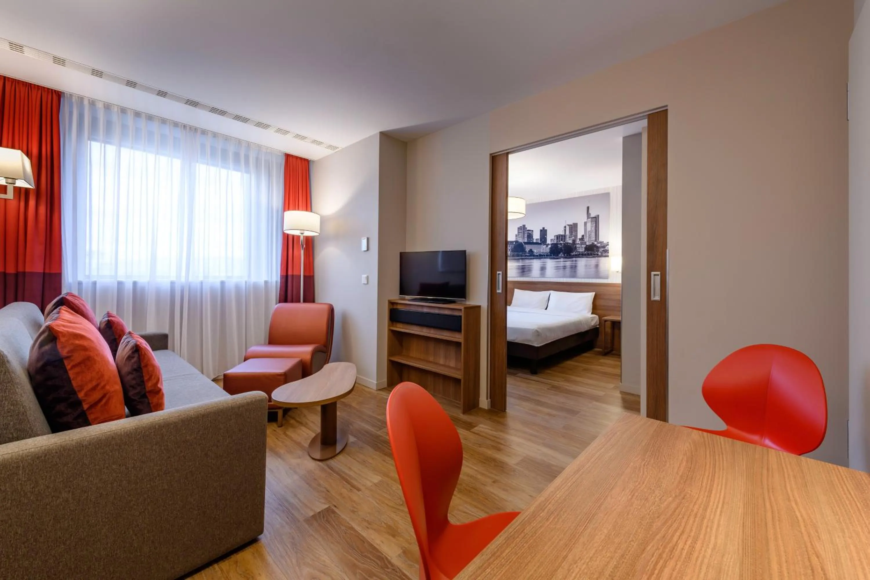 TV and multimedia, Bed in Aparthotel Adagio Frankfurt City Messe