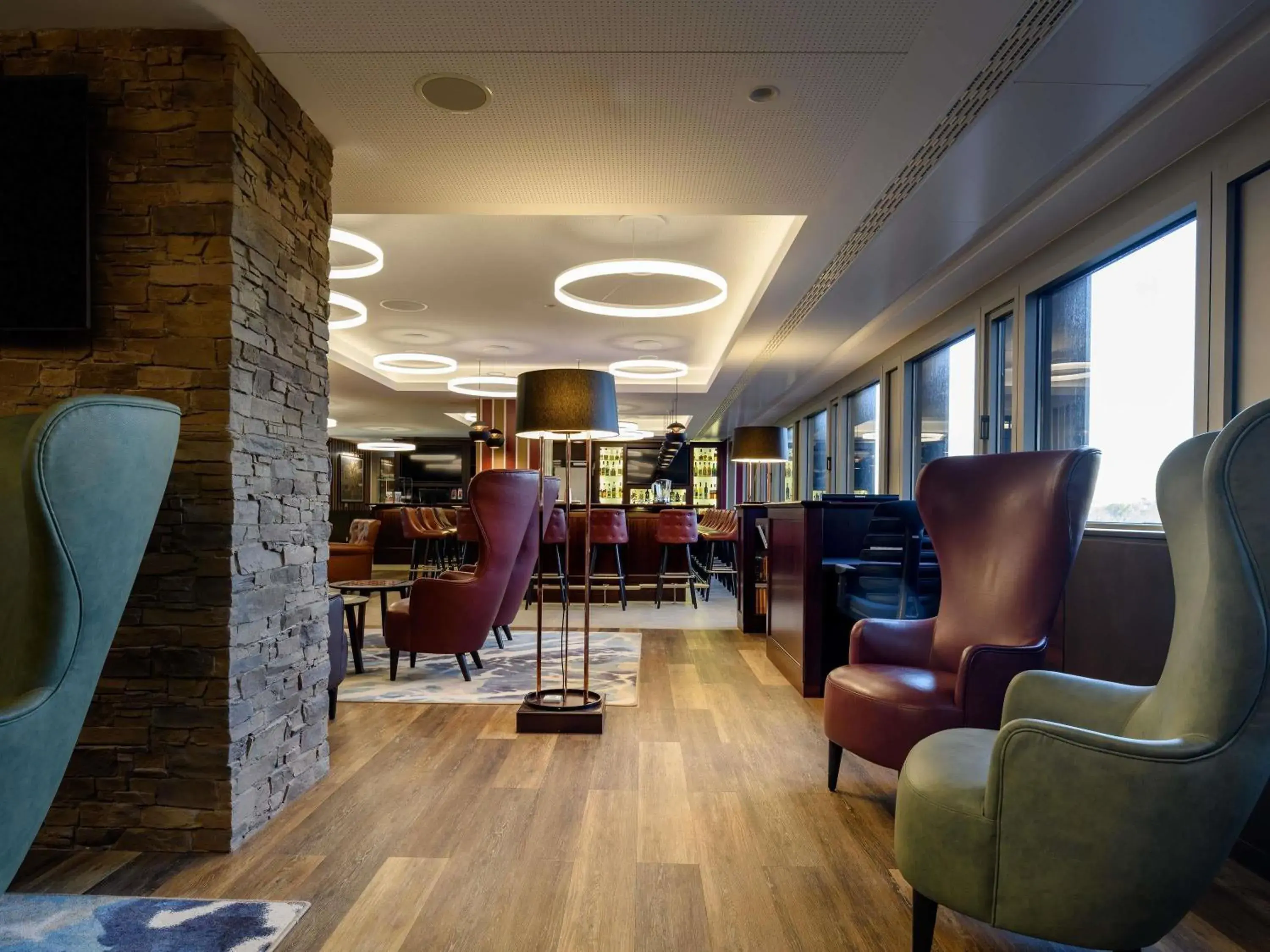Lounge or bar in Aparthotel Adagio Frankfurt City Messe Lounge or bar in Aparthotel Adagio Frankfurt City Messe