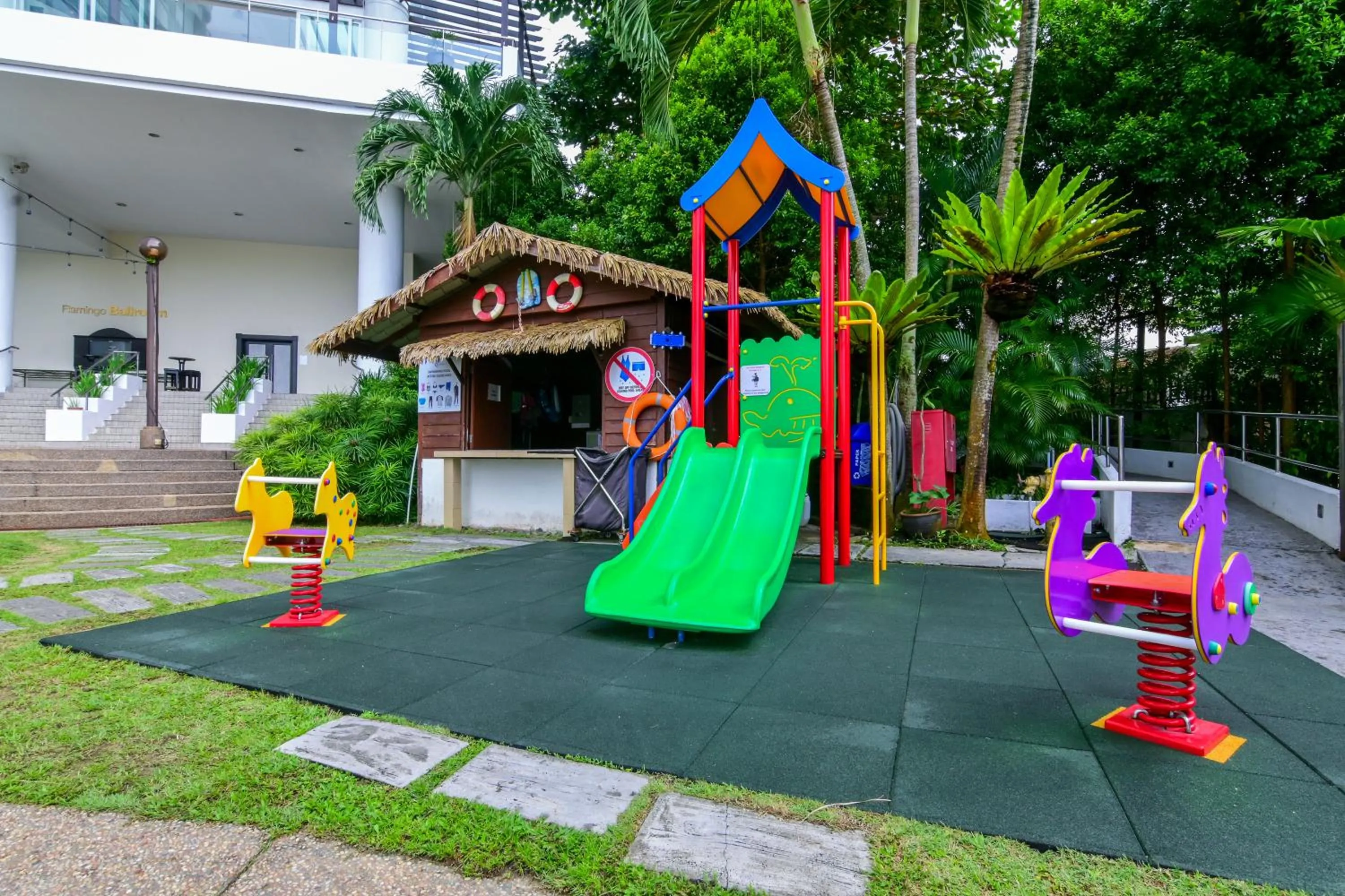 Children play ground in Flamingo Hotel by the Beach, Penang