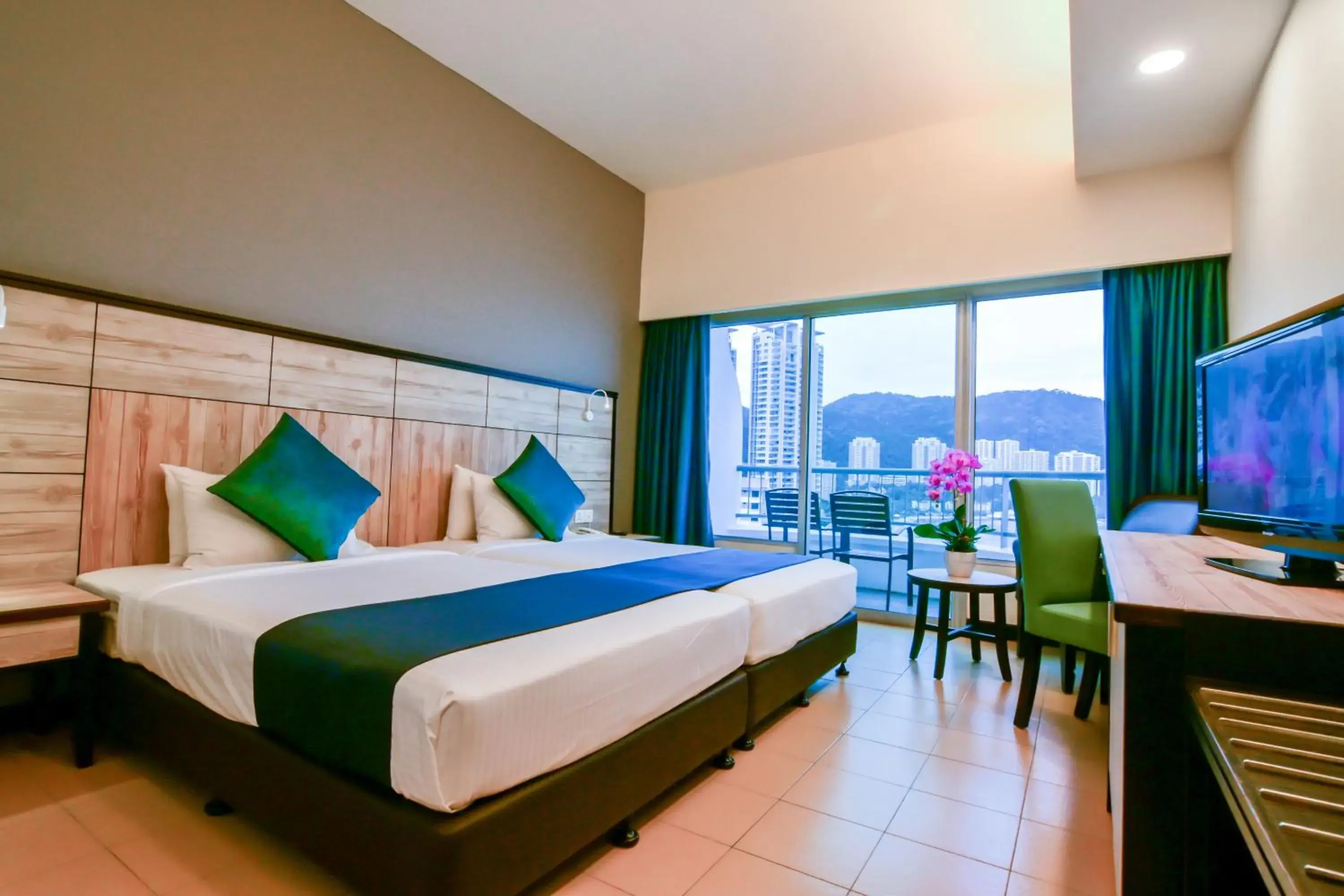 Bed in Flamingo Hotel by the Beach, Penang Bed in Flamingo Hotel by the Beach, Penang