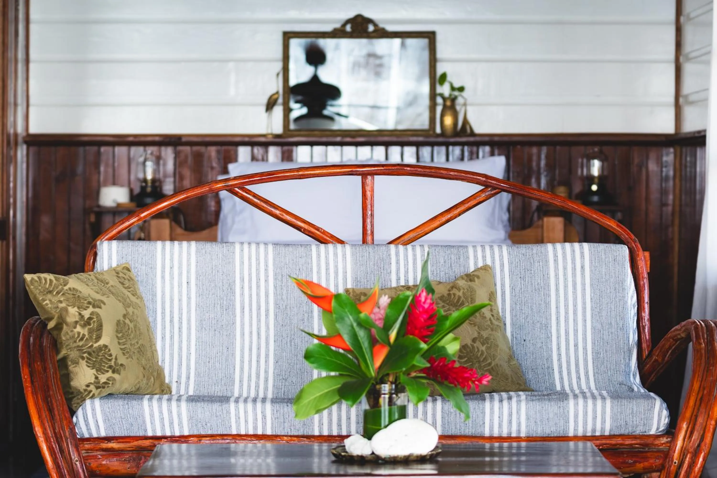 Seating area in Casa Acuario Boutique Hotel
