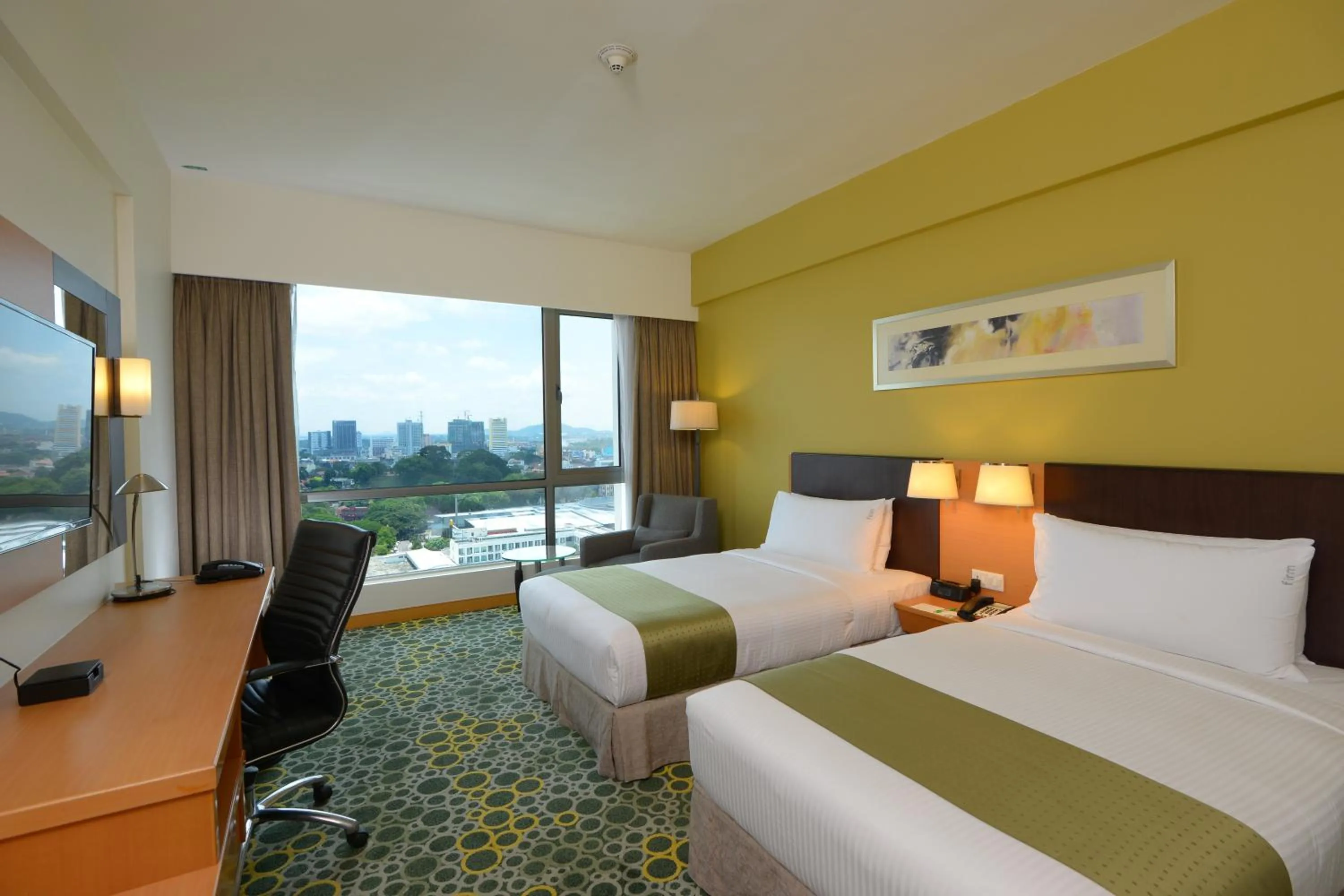 City view, Bed in Holiday Inn Melaka by IHG