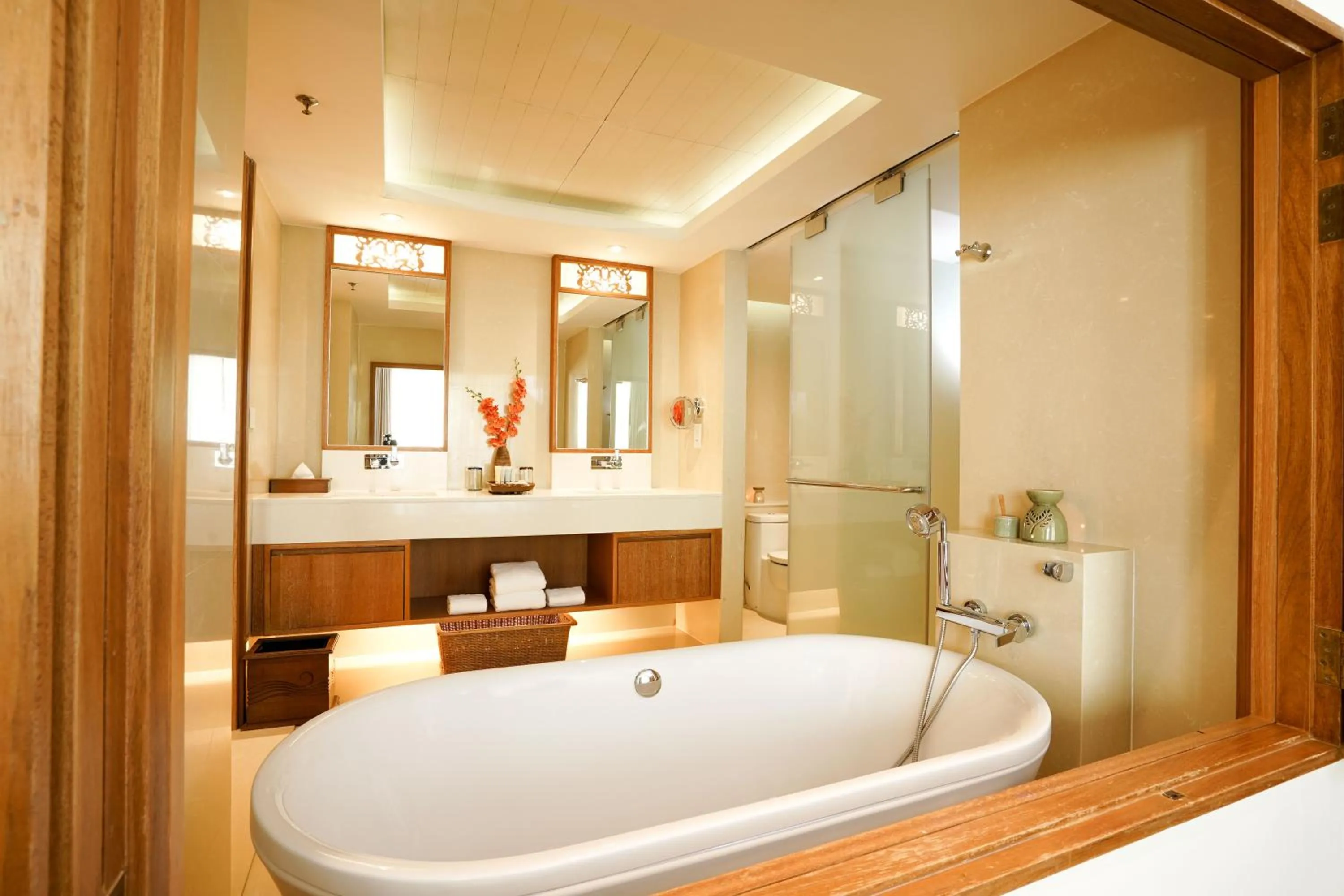 Shower in Tanjung Rhu Resort