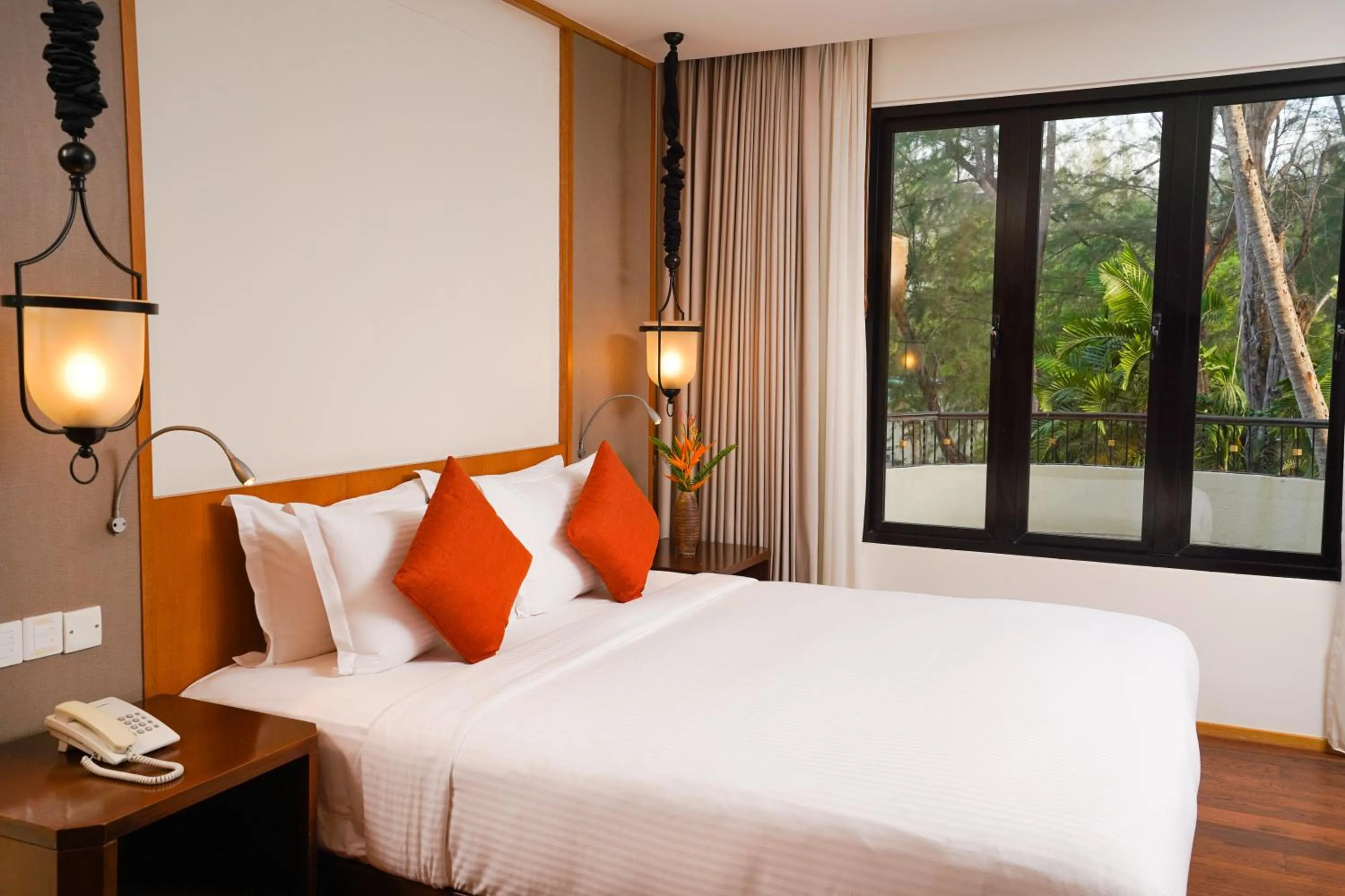 Bed in Tanjung Rhu Resort