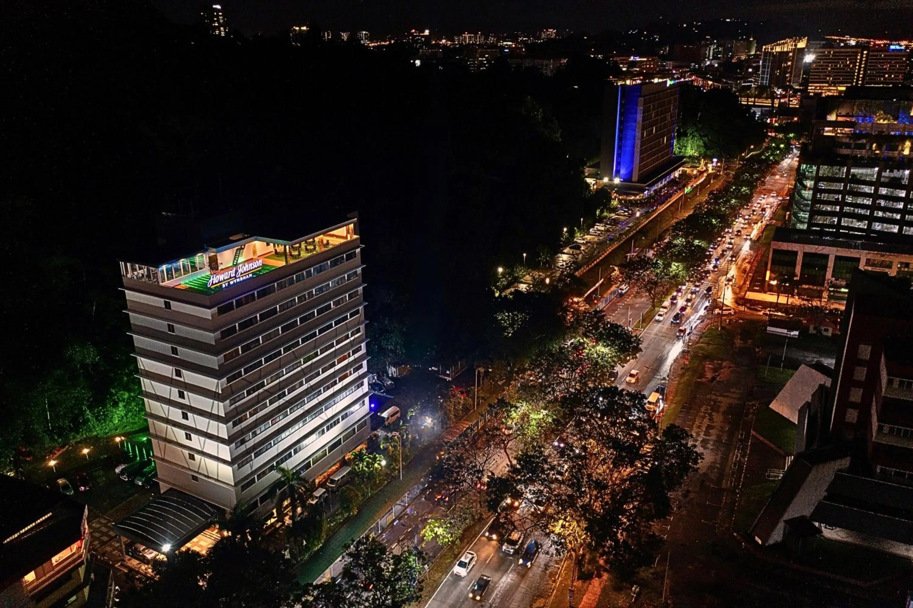 Property building in Howard Johnson by Wyndham Kota Kinabalu City Centre, formerly Hotel Shangri-La Kota Kinabalu