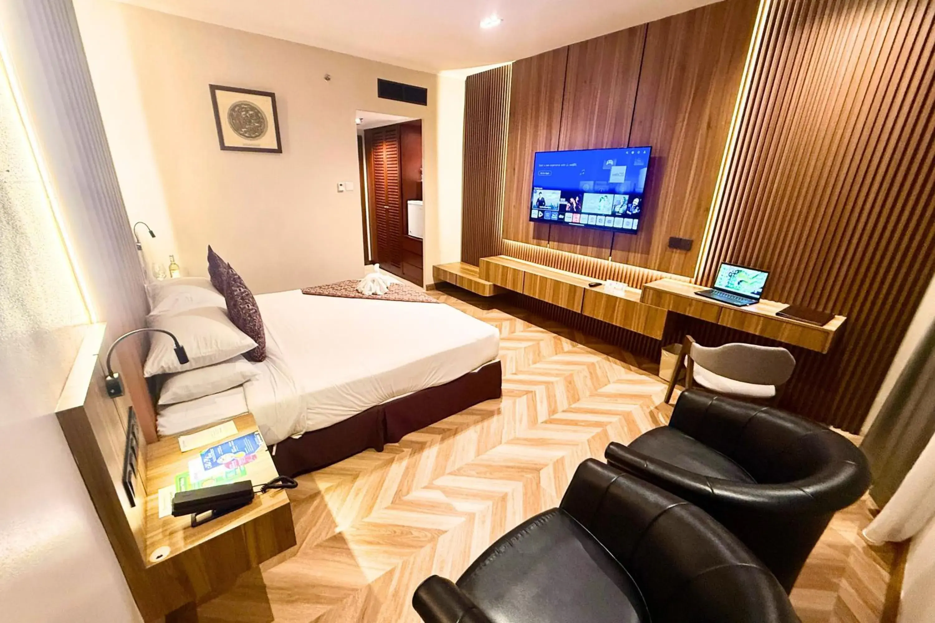 Bed in Hotel Shangri-la Kota Kinabalu Bed in Hotel Shangri-la Kota Kinabalu