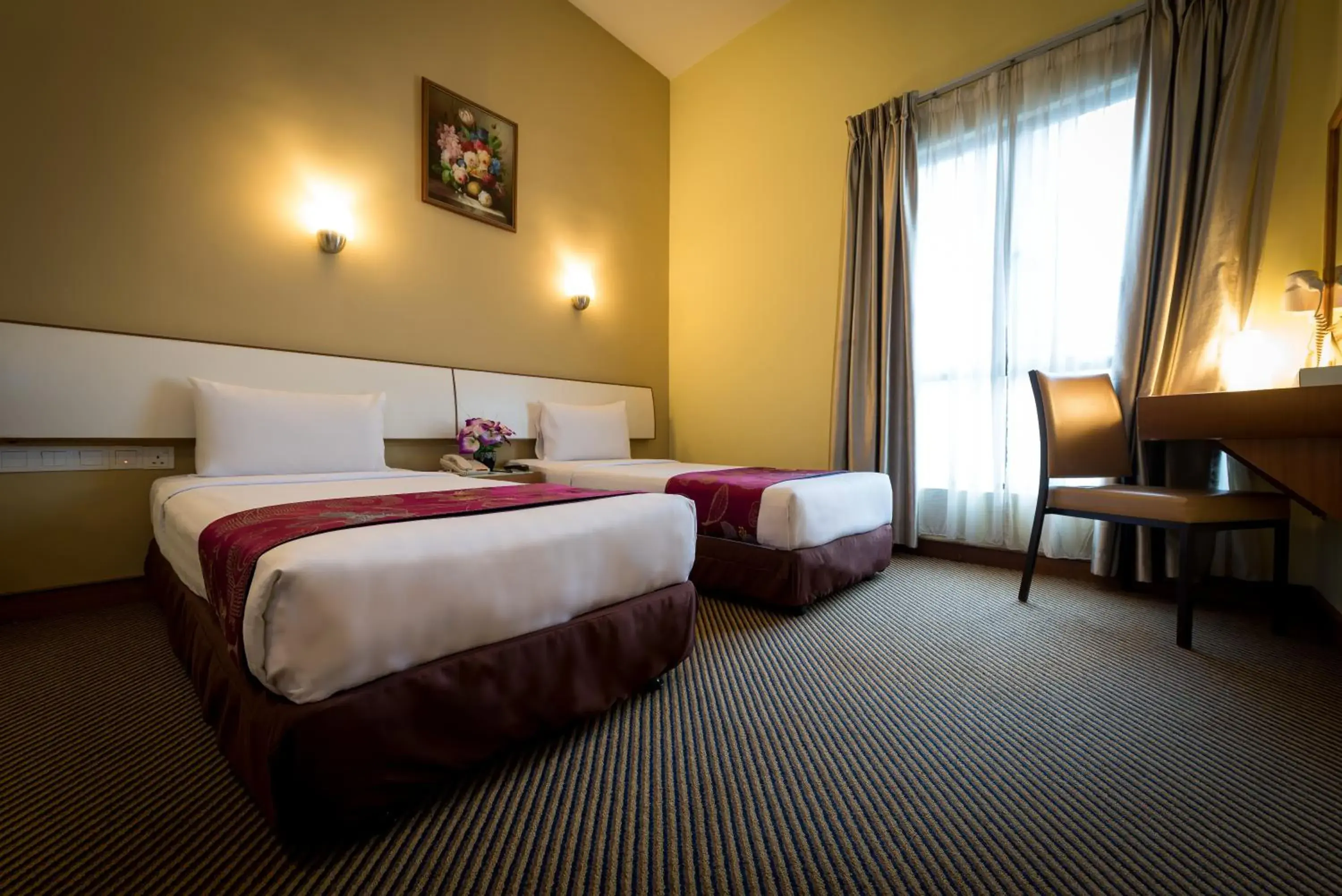 Bedroom, Bed in Hotel Sentral Kuala Lumpur at KL Sentral Station Bedroom, Bed in Hotel Sentral Kuala Lumpur at KL Sentral Station