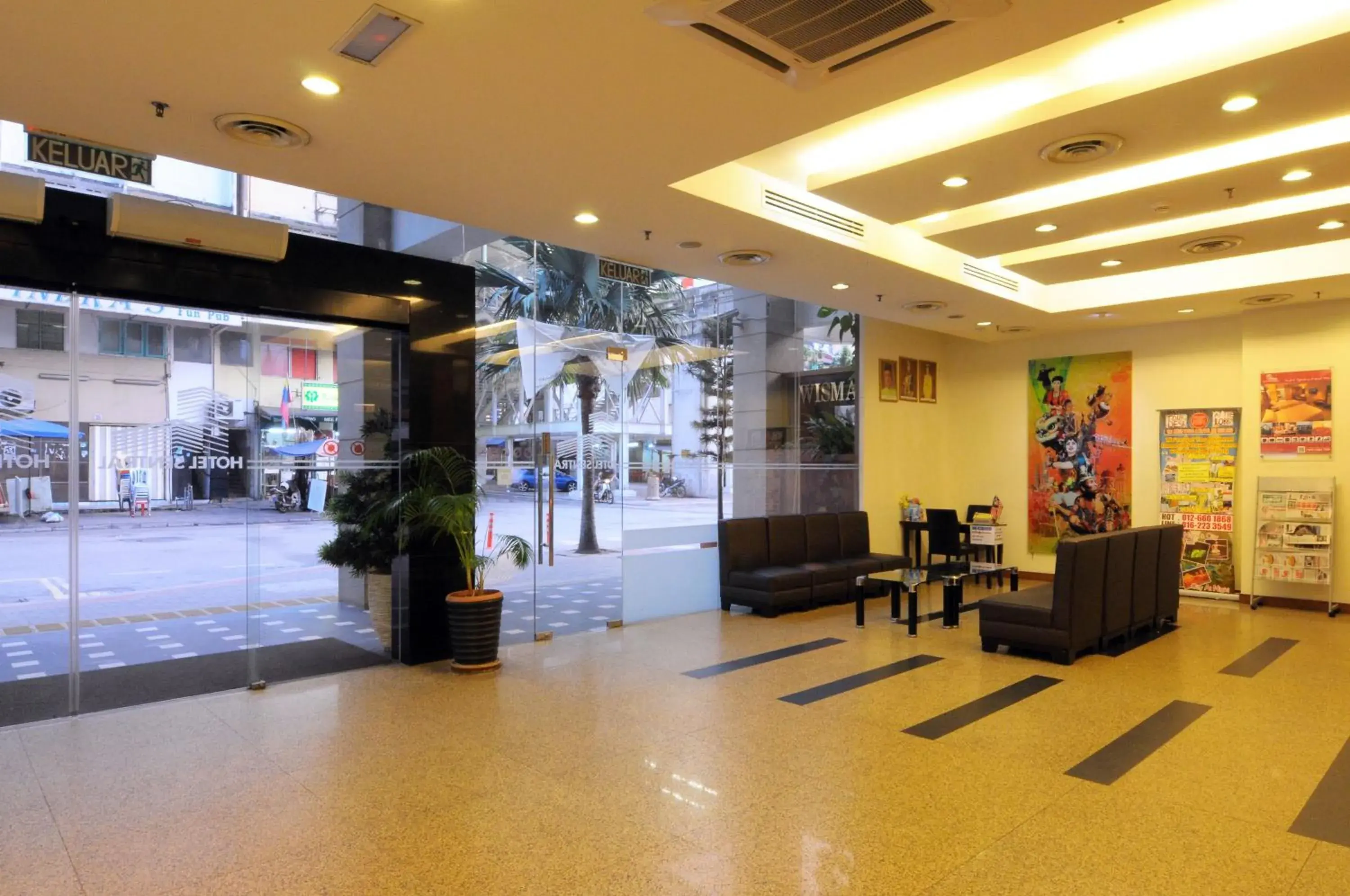 Lobby or reception in Hotel Sentral Kuala Lumpur at KL Sentral Station Lobby or reception in Hotel Sentral Kuala Lumpur at KL Sentral Station