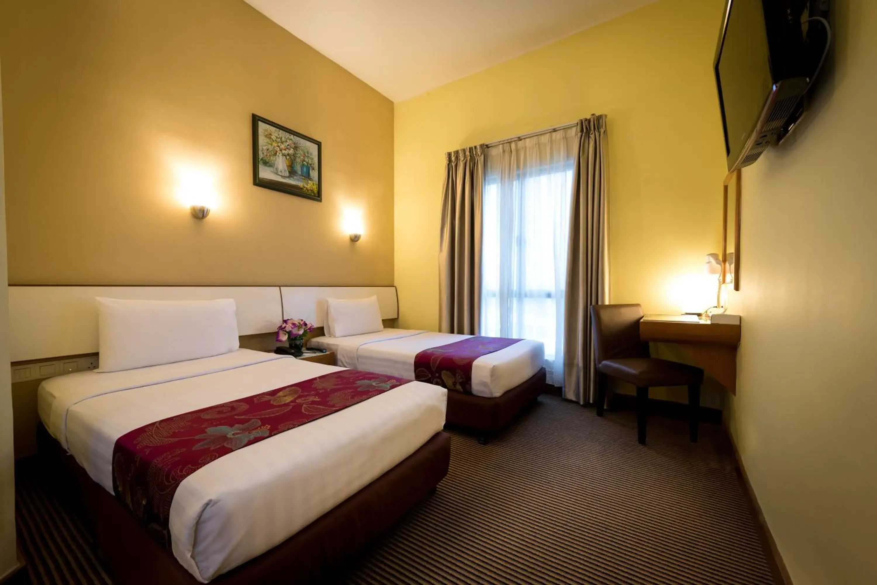 Bedroom, Bed in Hotel Sentral Kuala Lumpur at KL Sentral Station Bedroom, Bed in Hotel Sentral Kuala Lumpur at KL Sentral Station