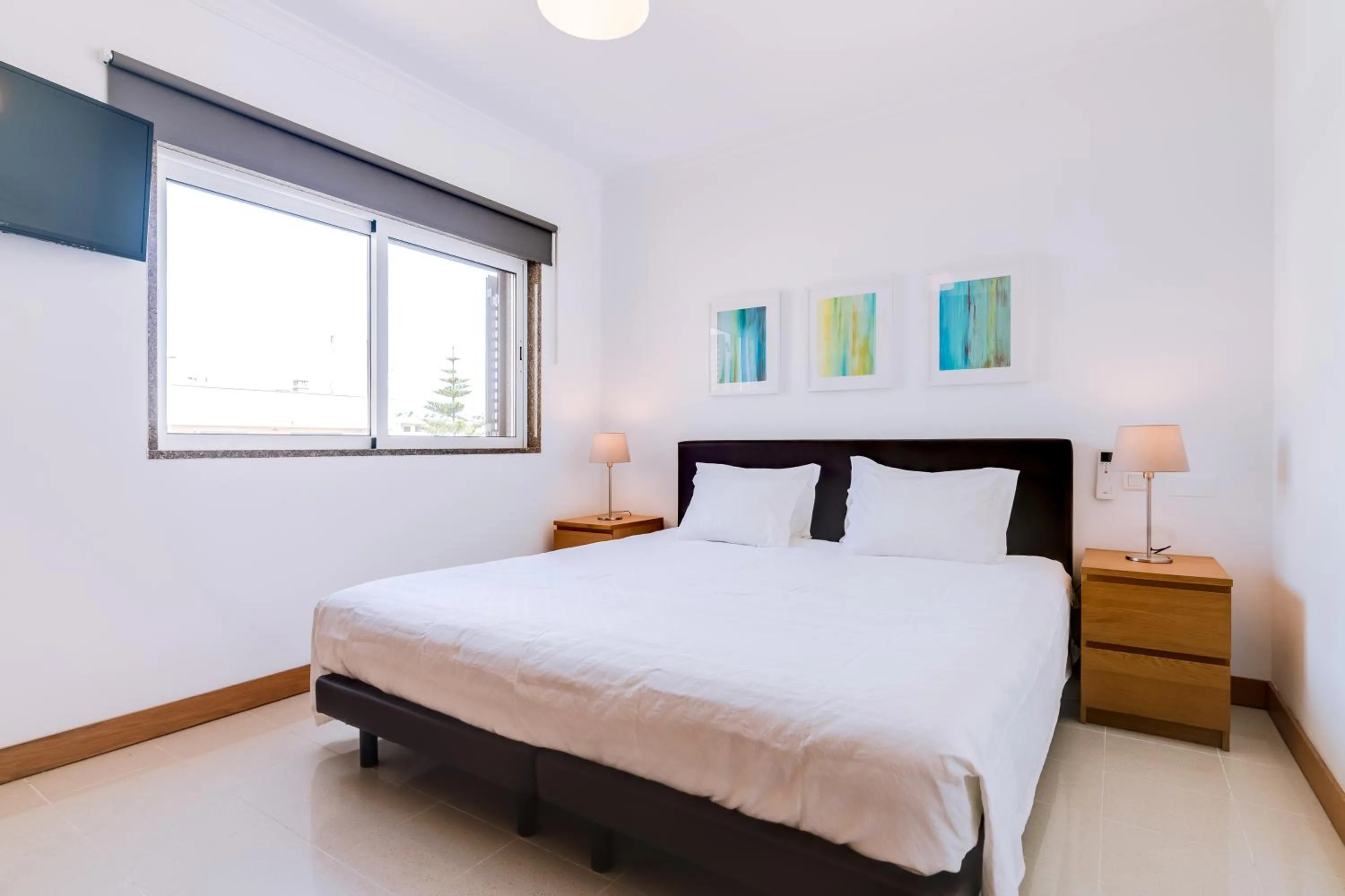 Bedroom, Bed in AL- Apartamentos Novos Vista Mar