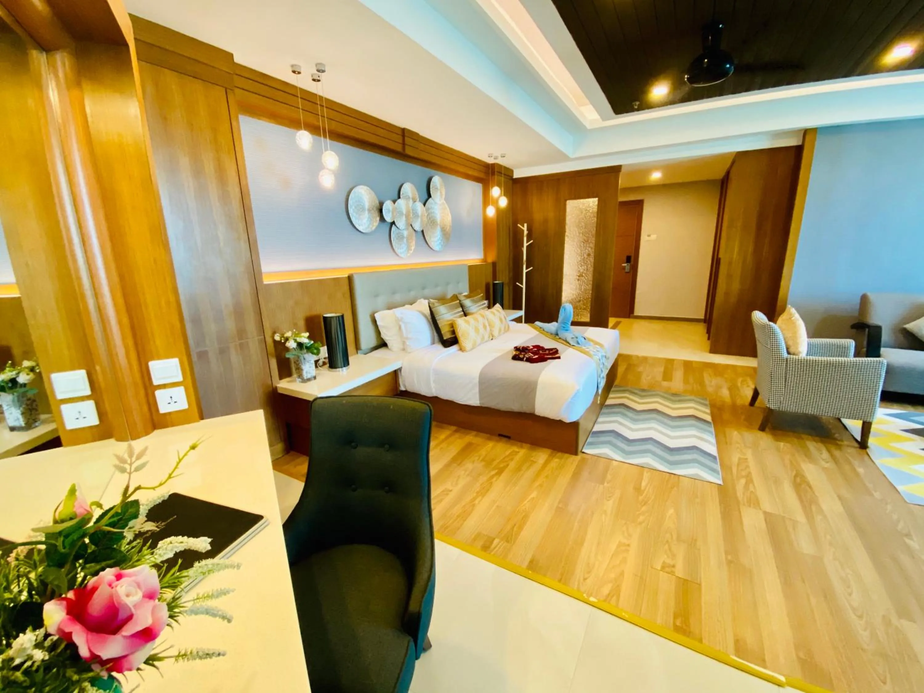 Bed in Langkawi Seaview Hotel