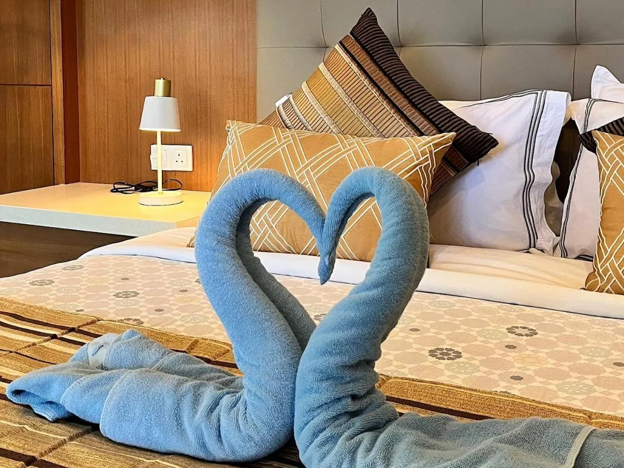 Bed in Langkawi Seaview Hotel