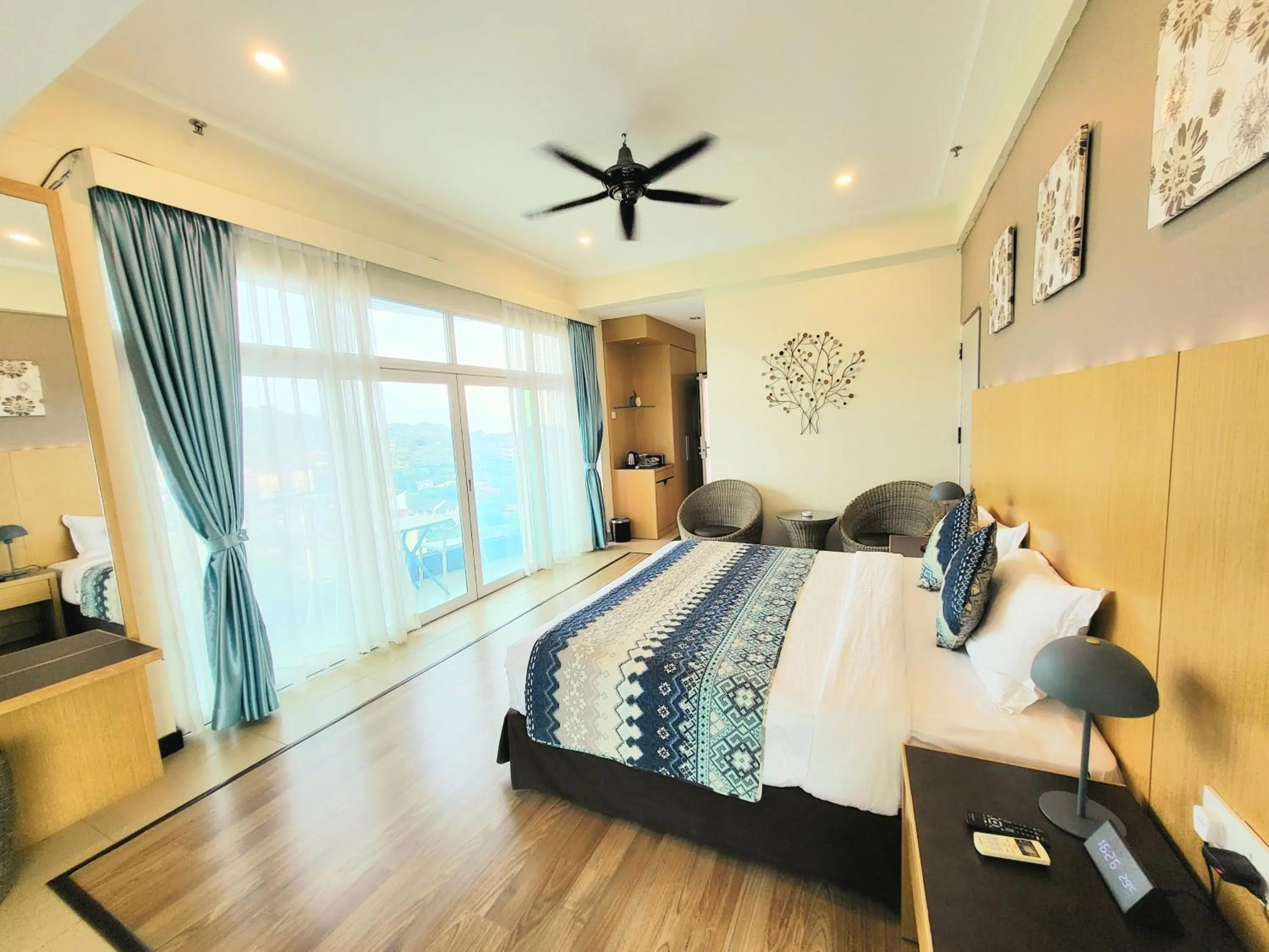 Bed in Langkawi Seaview Hotel