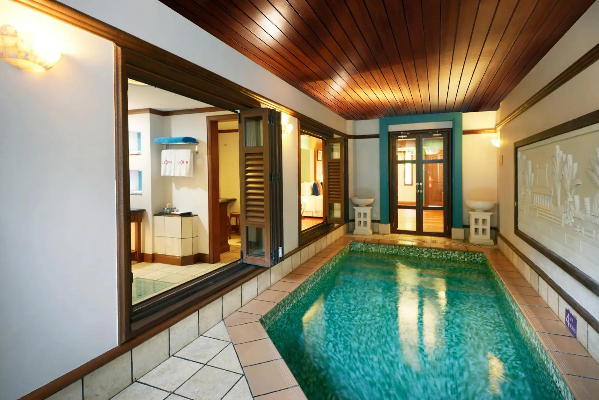 Pool view in Grand Lexis Port Dickson Pool view in Grand Lexis Port Dickson