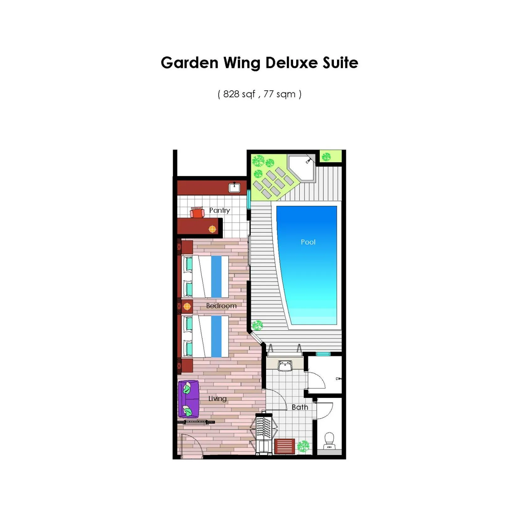 Floor plan in Grand Lexis Port Dickson