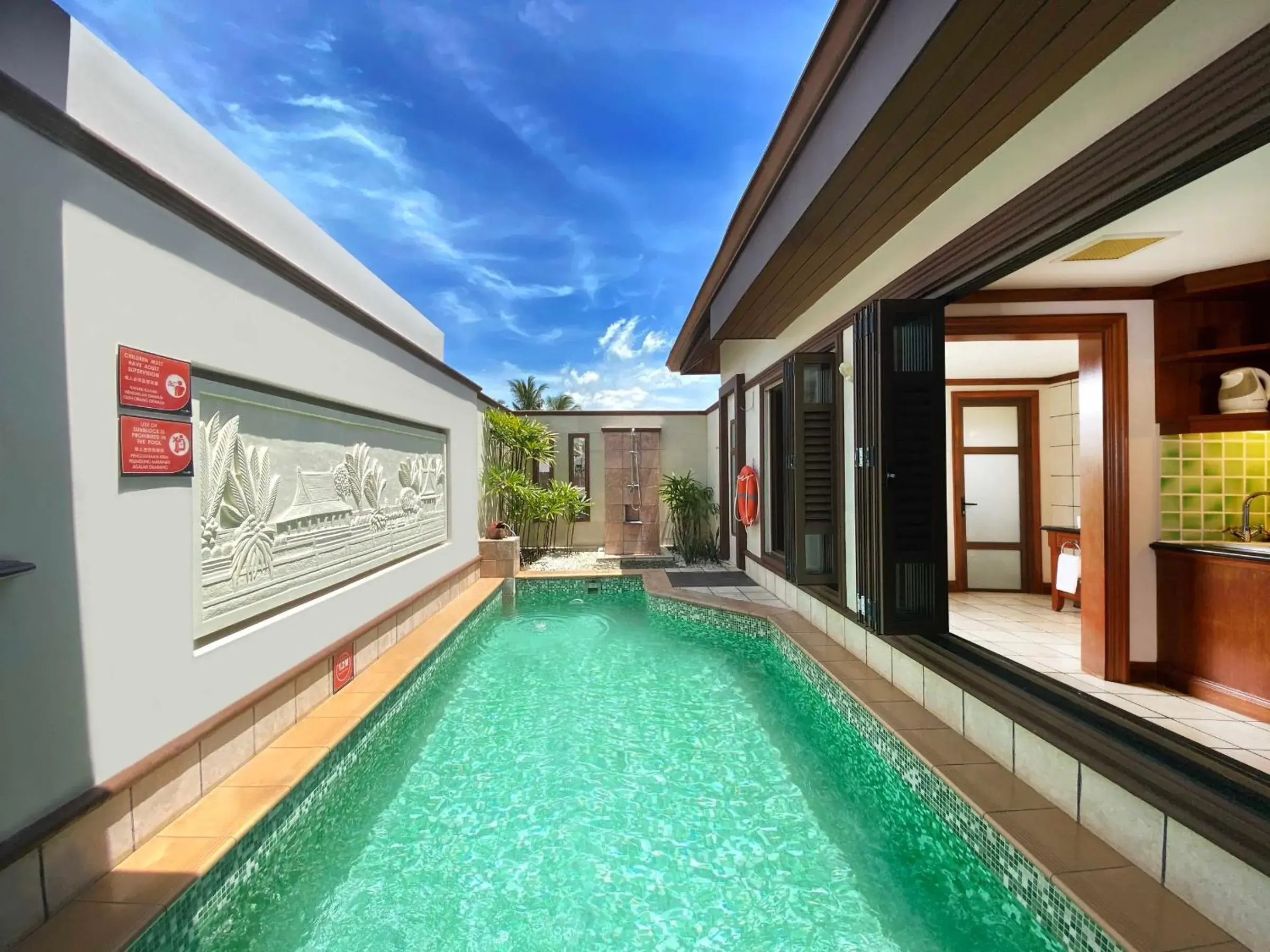Pool view in Grand Lexis Port Dickson Pool view in Grand Lexis Port Dickson