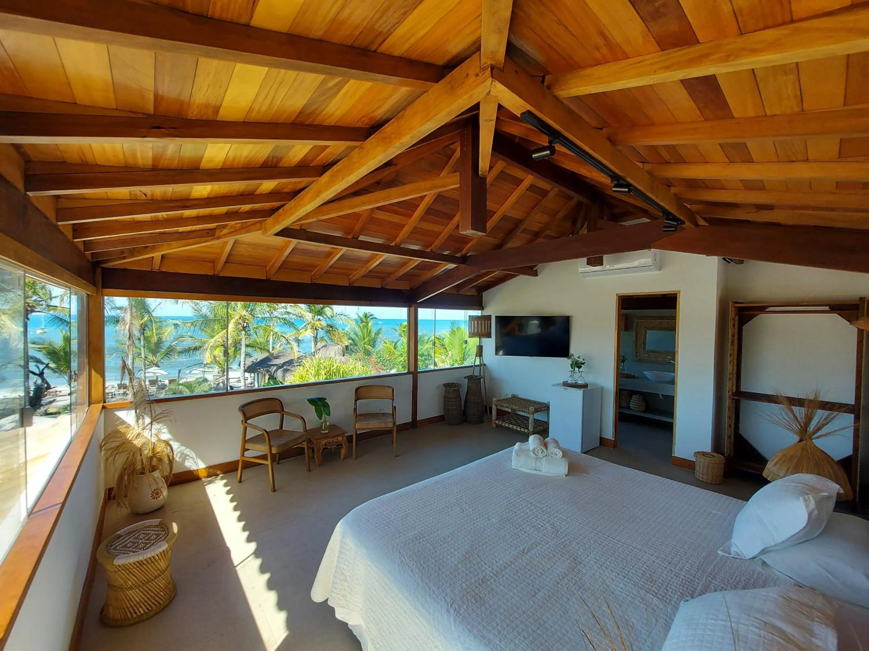 Bed in Pousada Vila do Mar