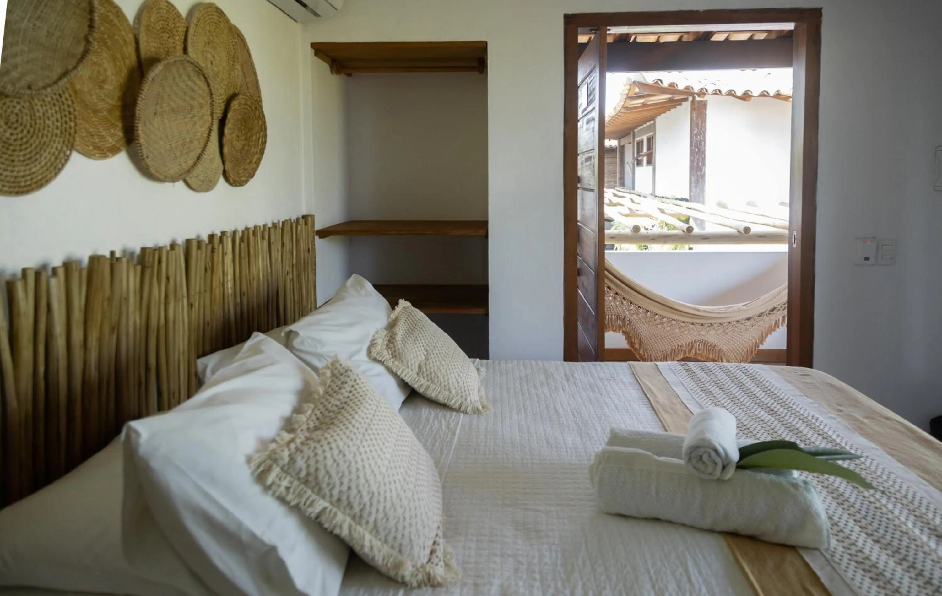 Bed in Pousada Vila do Mar