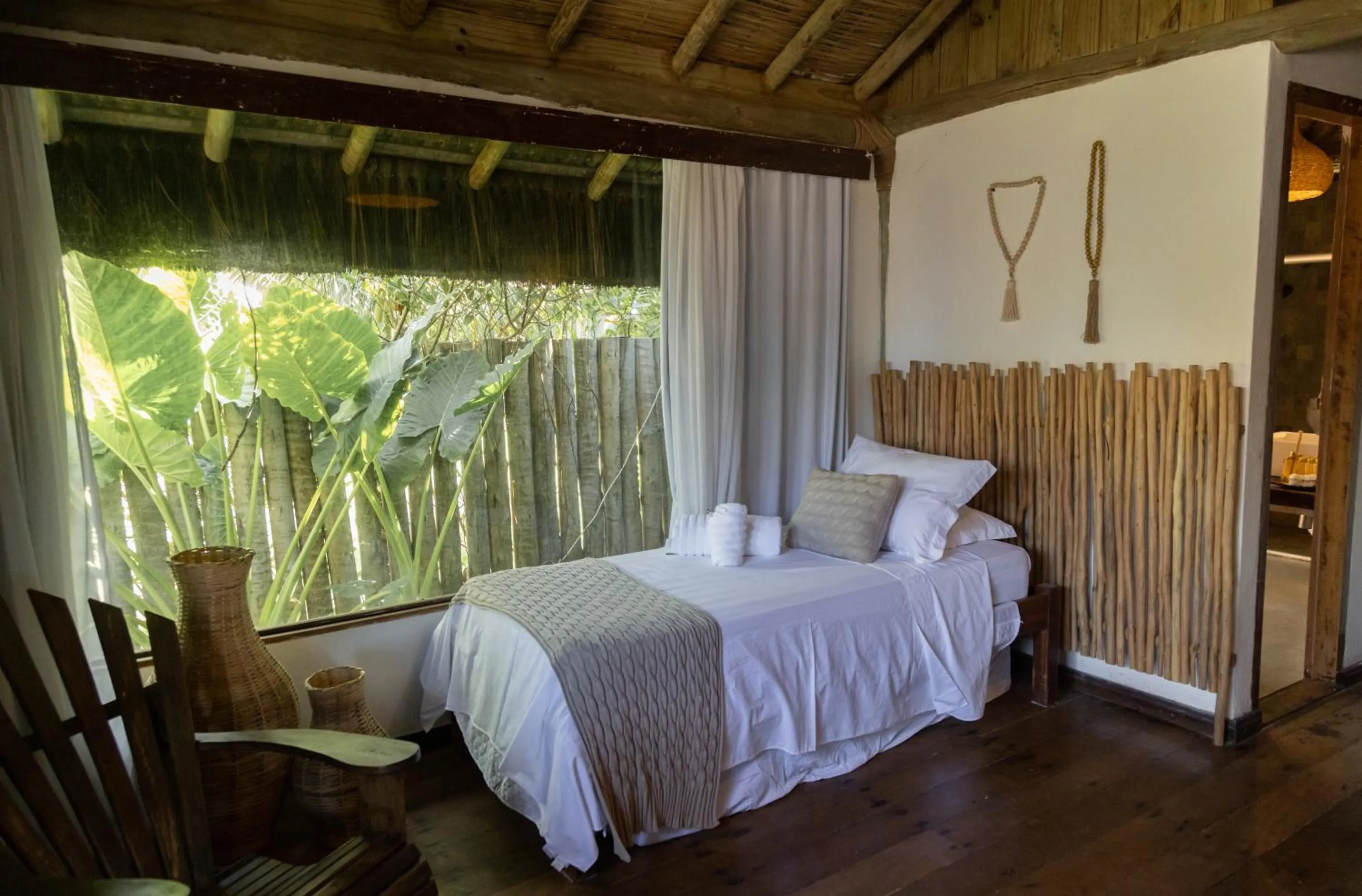 Bed in Pousada Vila do Mar