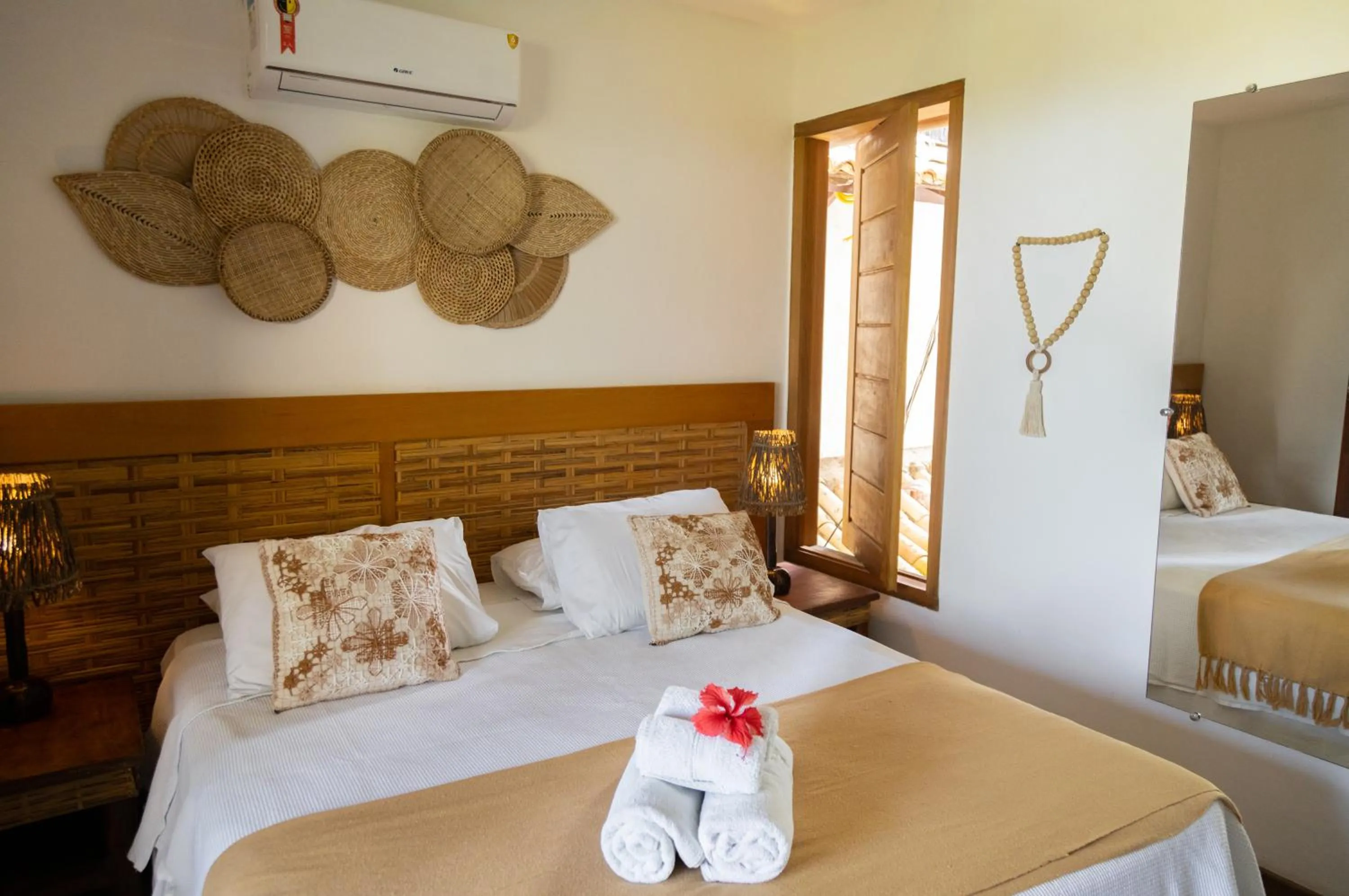 Bed in Pousada Vila do Mar