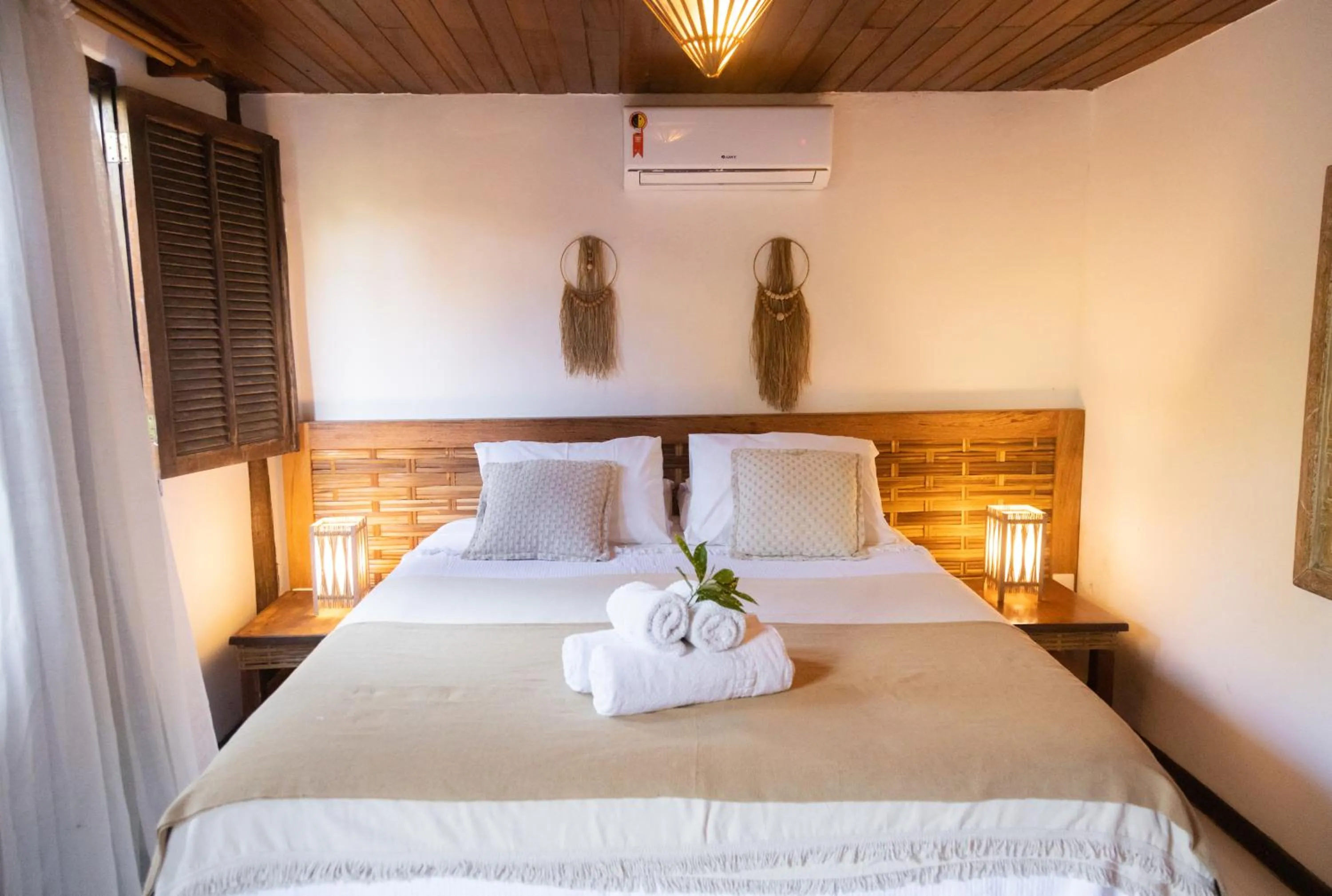 Bed in Pousada Vila do Mar