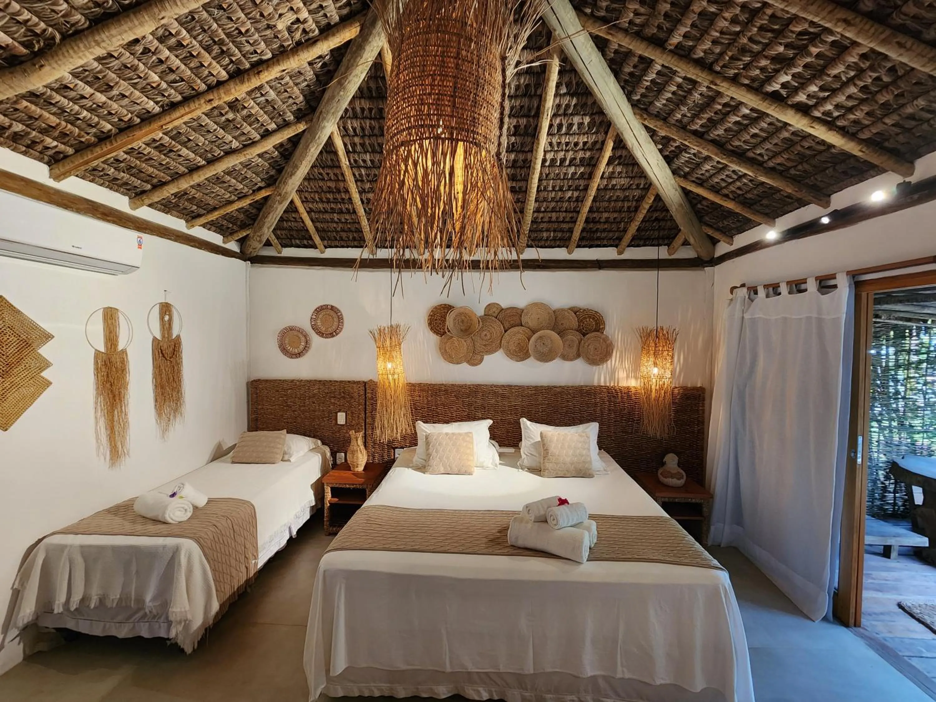 Bed in Pousada Vila do Mar