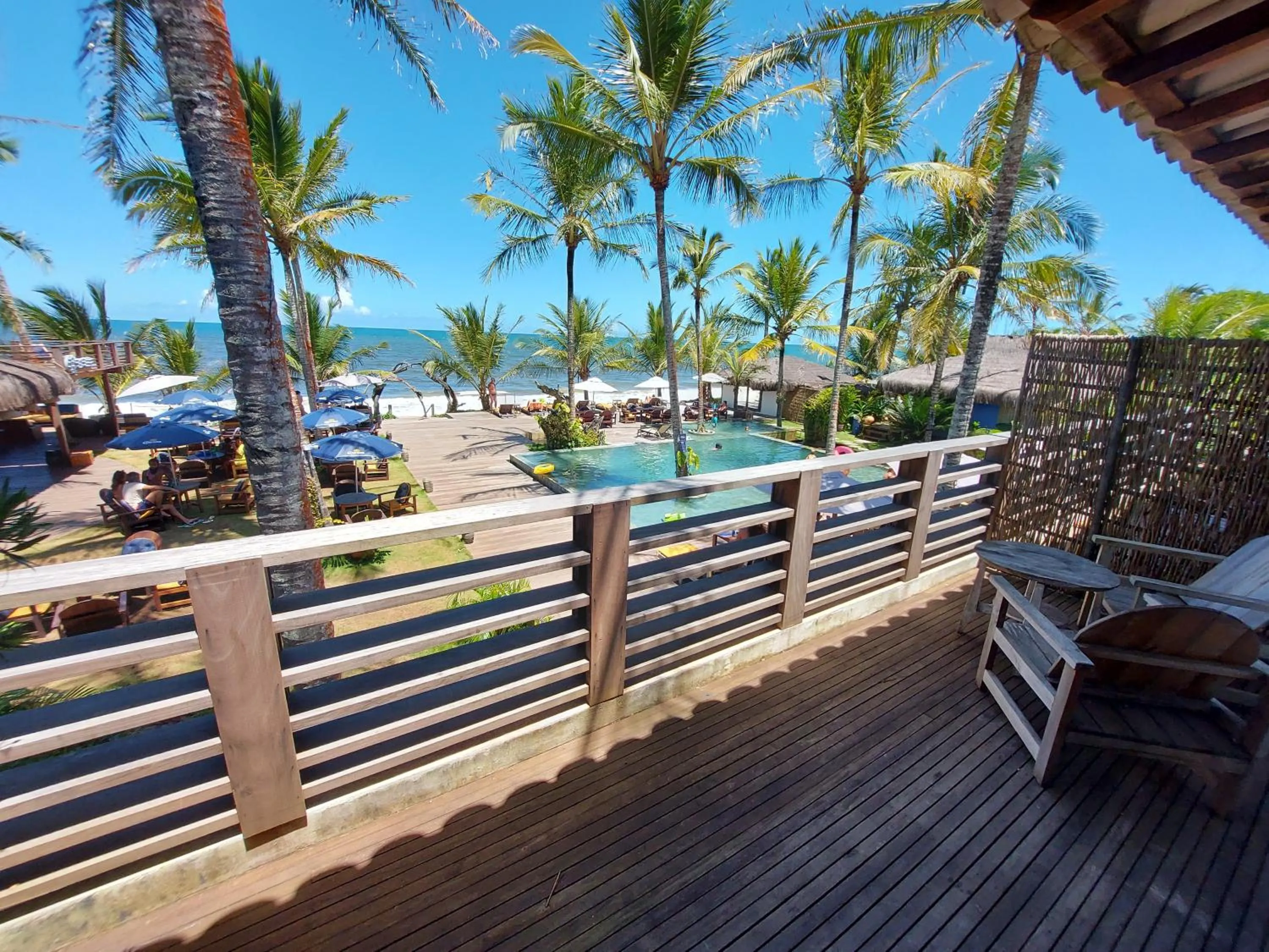 Balcony/Terrace in Pousada Vila do Mar