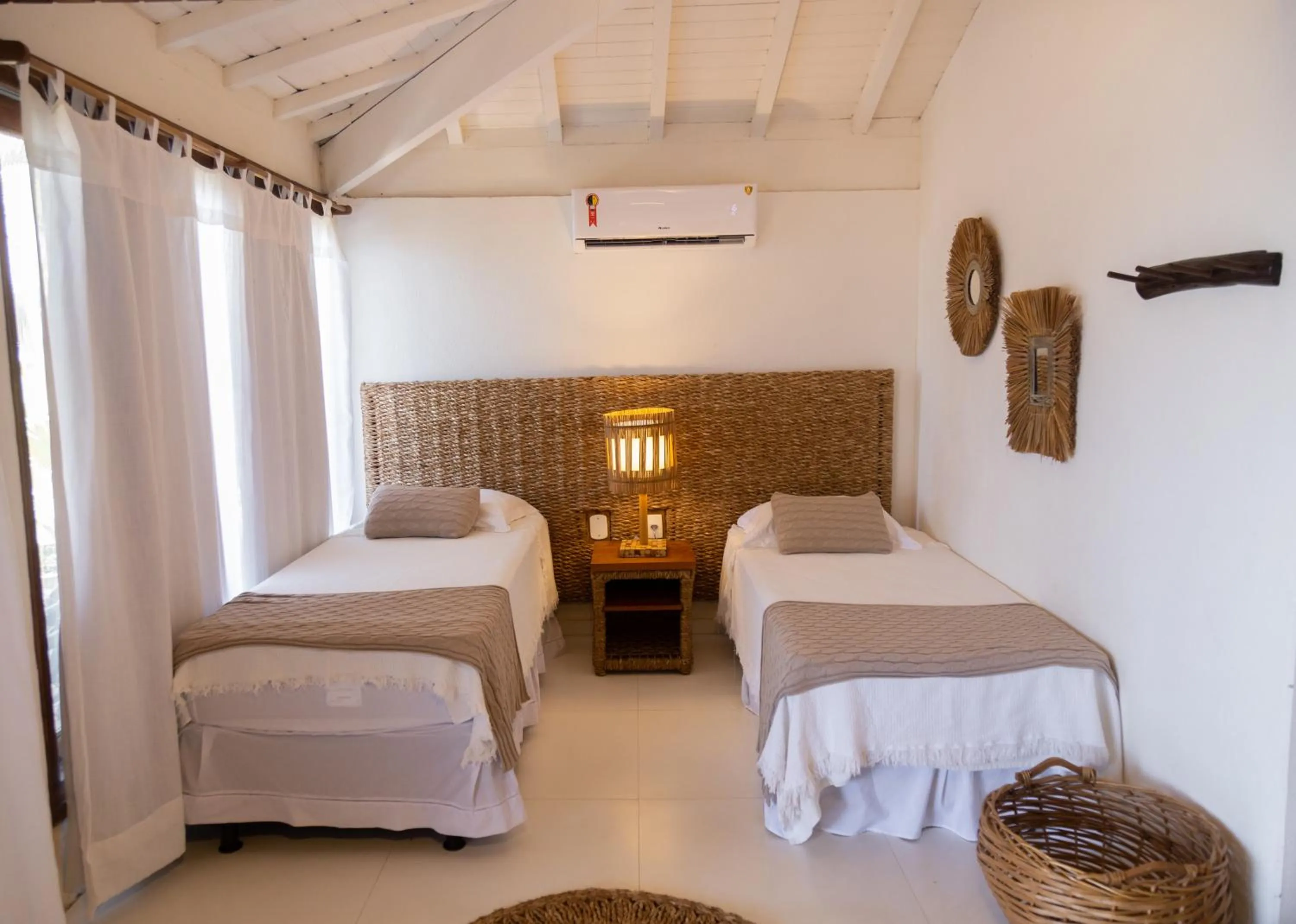 Bed in Pousada Vila do Mar