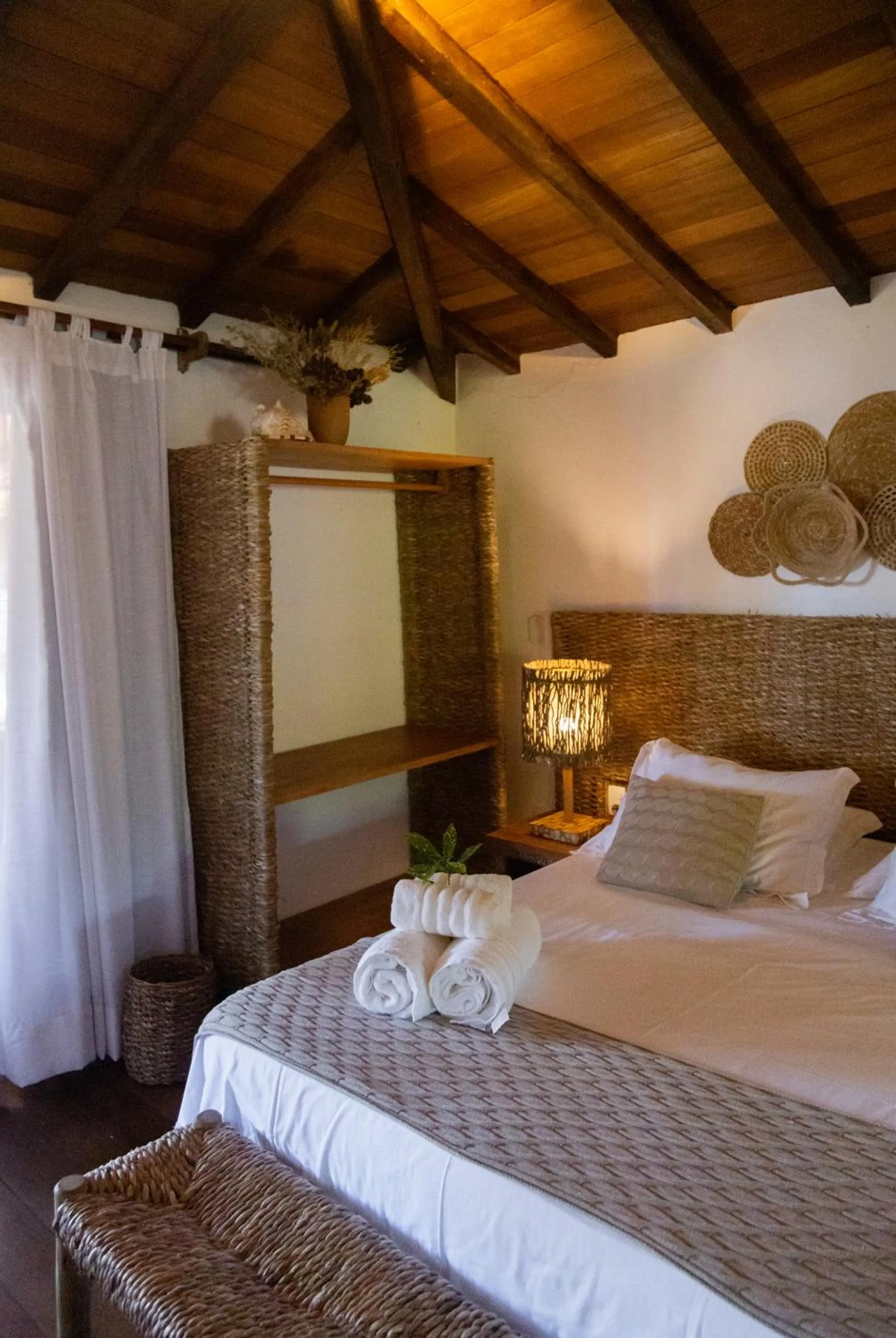 Bed in Pousada Vila do Mar