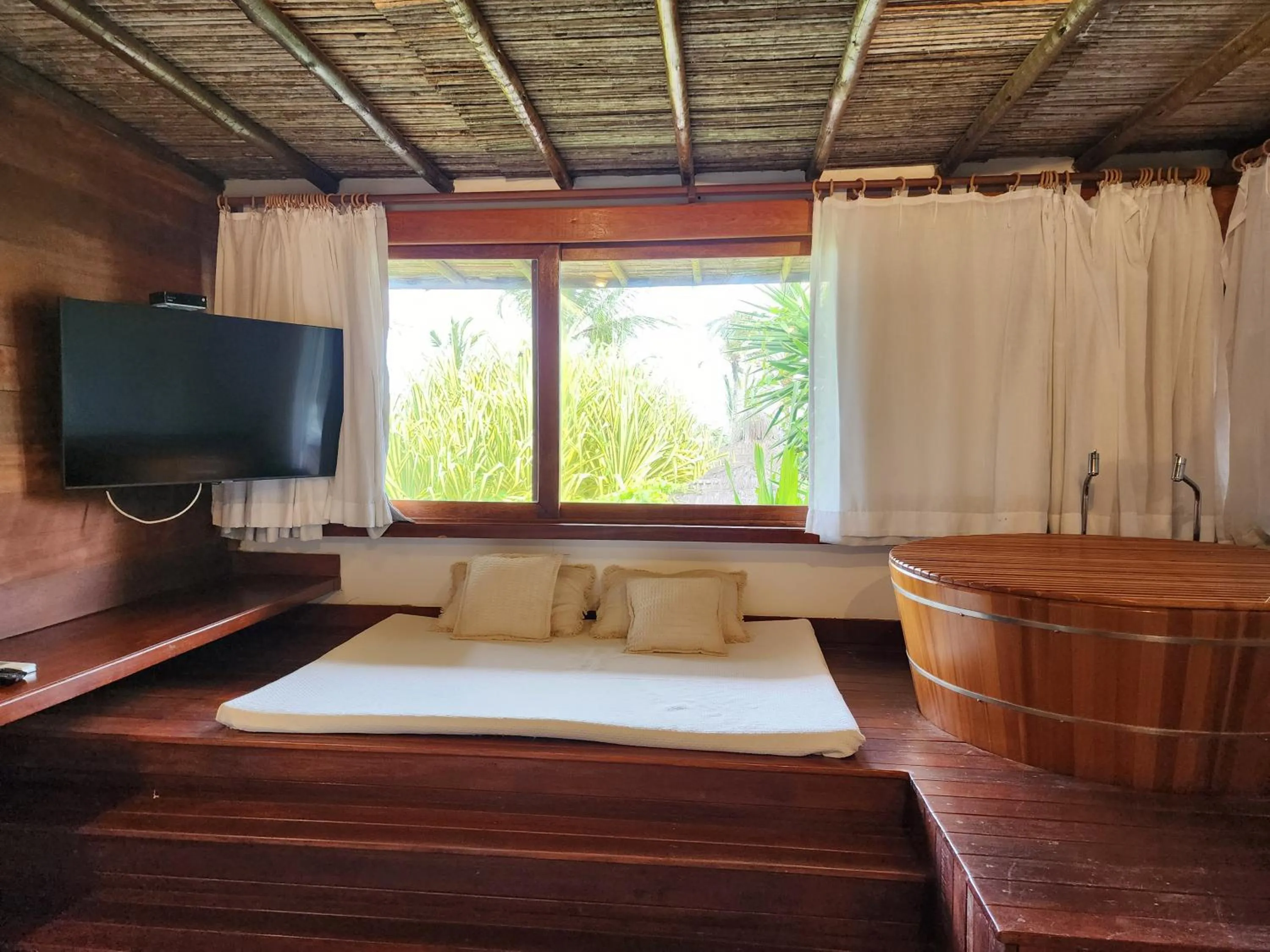 Bed in Pousada Vila do Mar