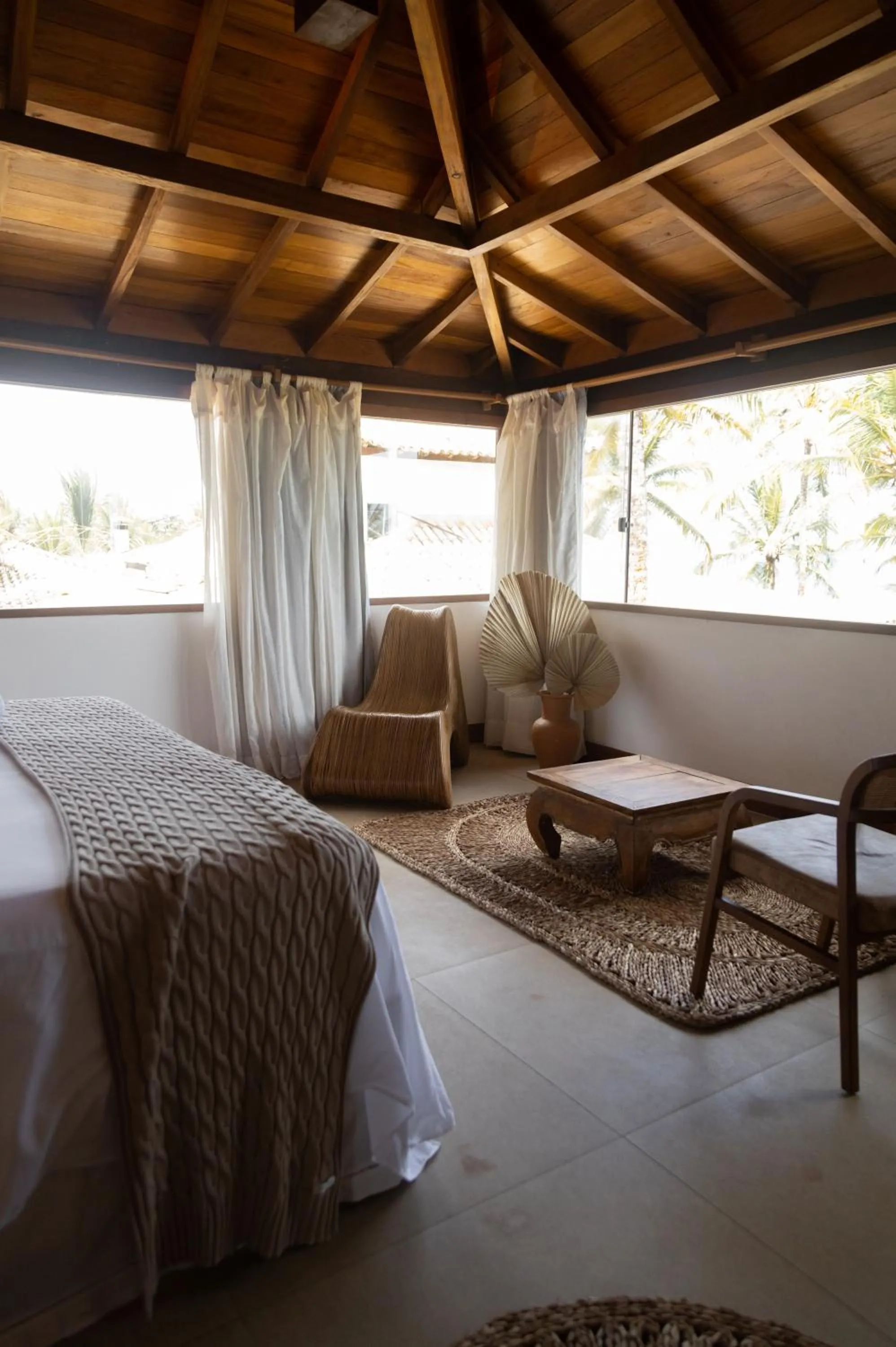 Bed in Pousada Vila do Mar