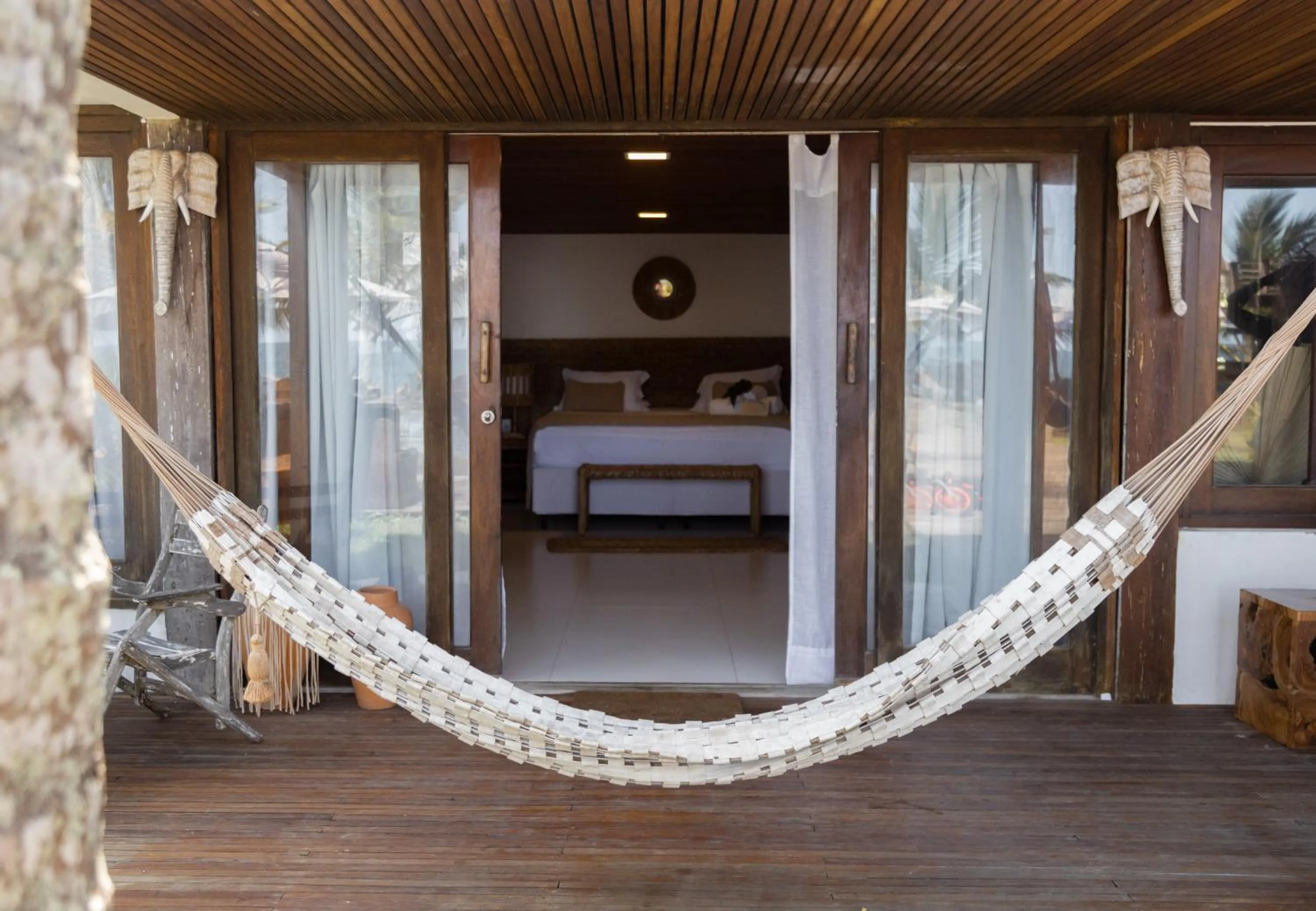 Bed in Pousada Vila do Mar