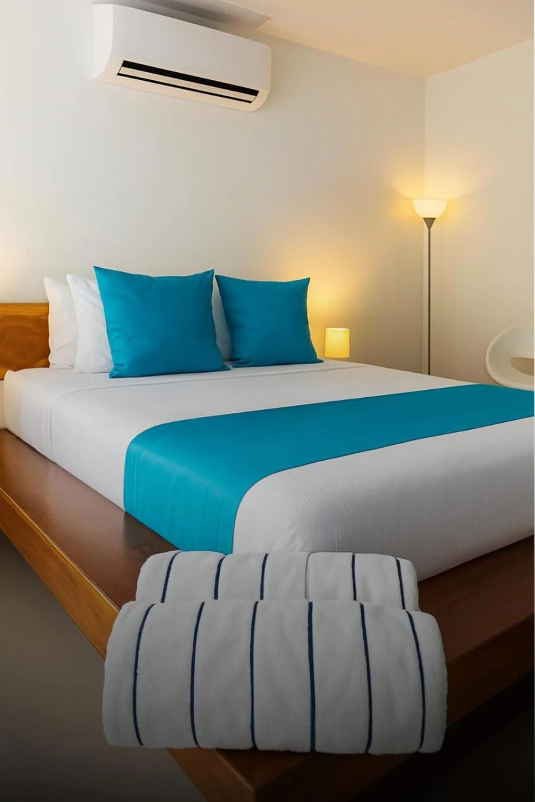 Bed in CLUB IBIZA - Party Hotel & Beach Club