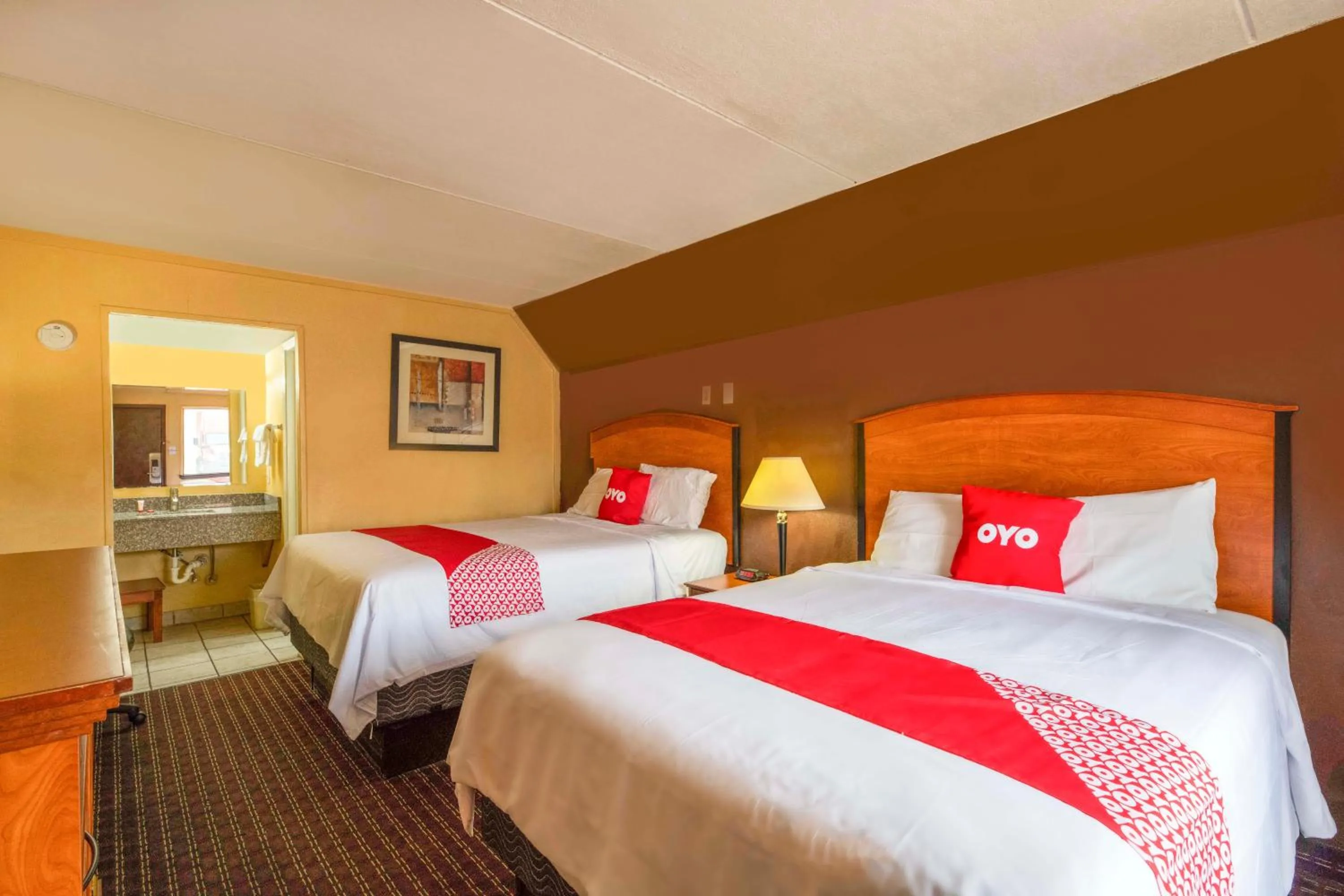 Bedroom, Bed in Oyo Hotel Odessa TX, East Business 20