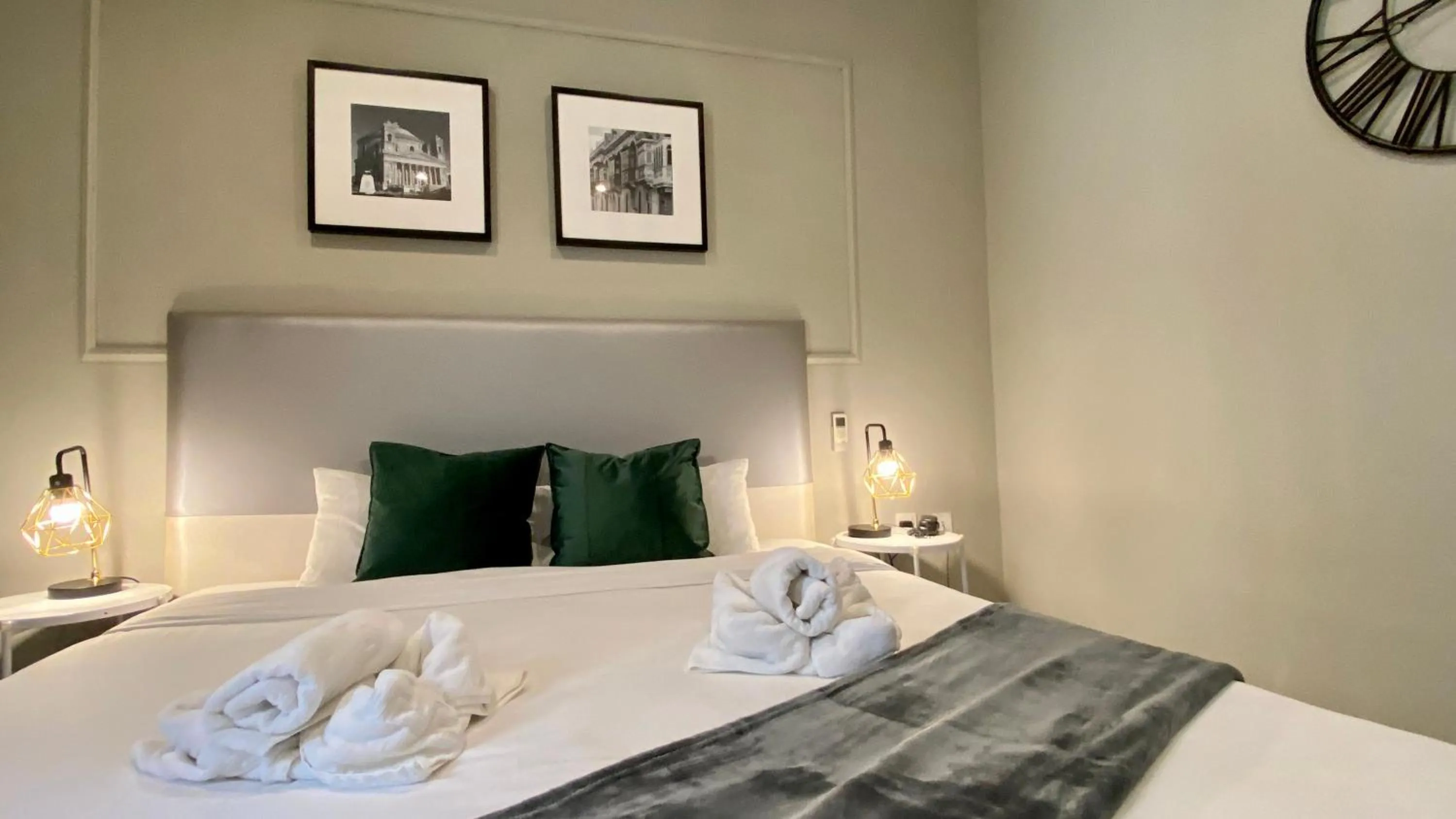 Bed in Sliema Marina Hotel