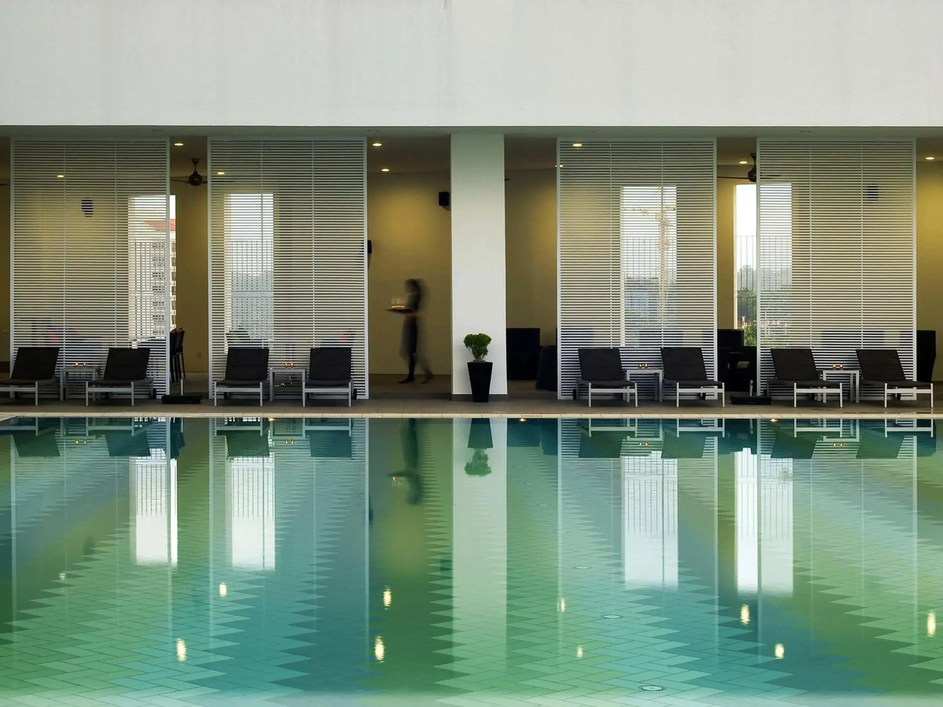 Pool view in Pullman Kuching Pool view in Pullman Kuching