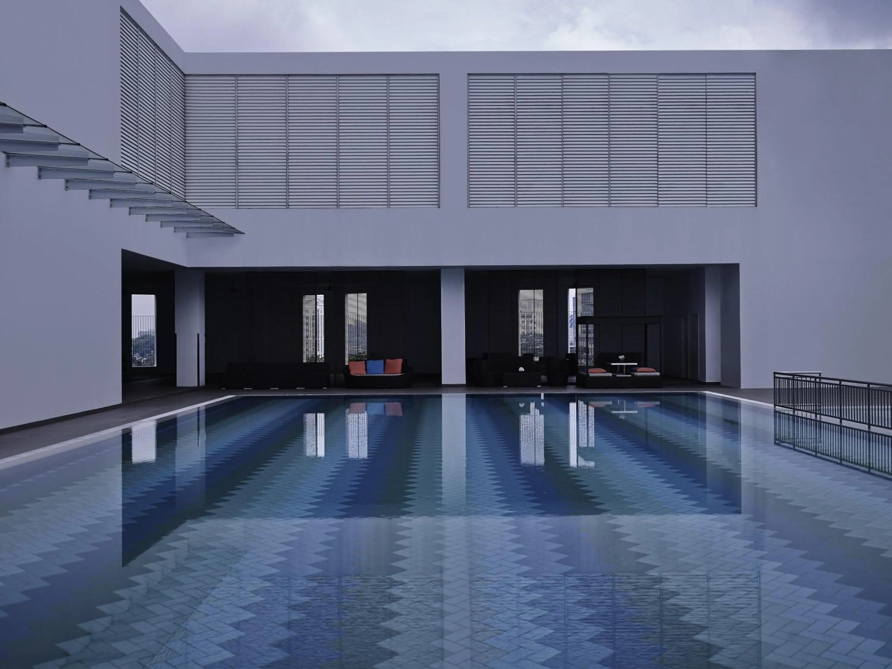 Pool view in Pullman Kuching