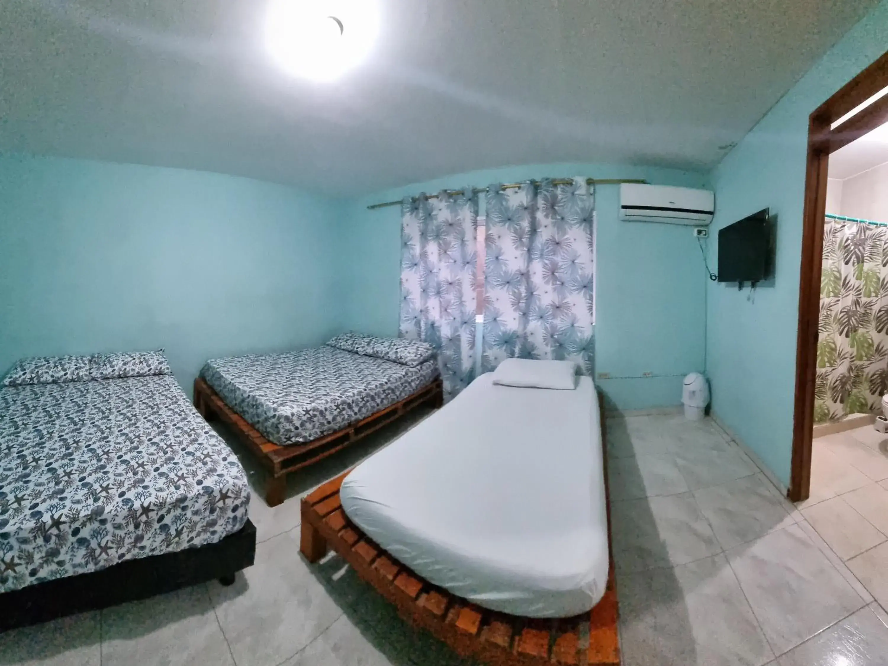 Family Room with Private Bathroom in Casa Hostel San Andres Family Room with Private Bathroom in Casa Hostel San Andres