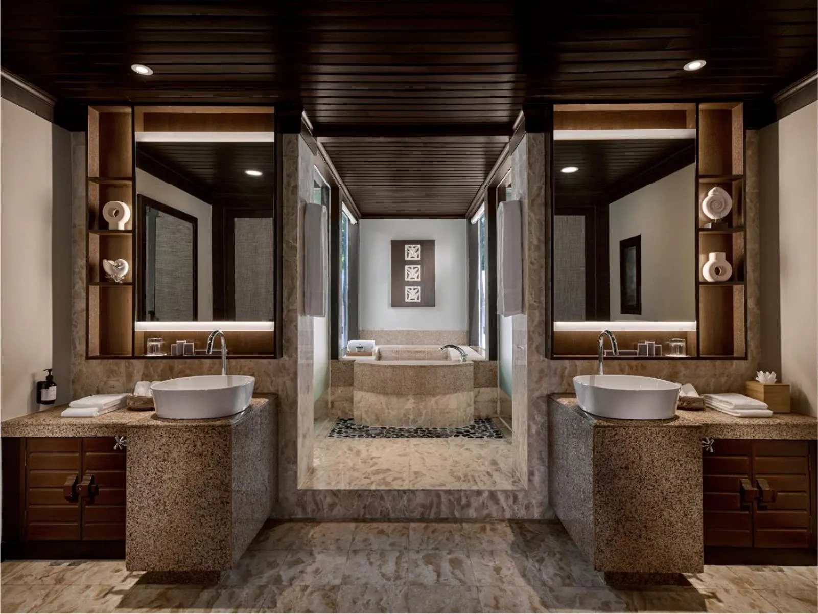 Bathroom, Bed in Pangkor Laut Resort - Small Luxury Hotels of the World