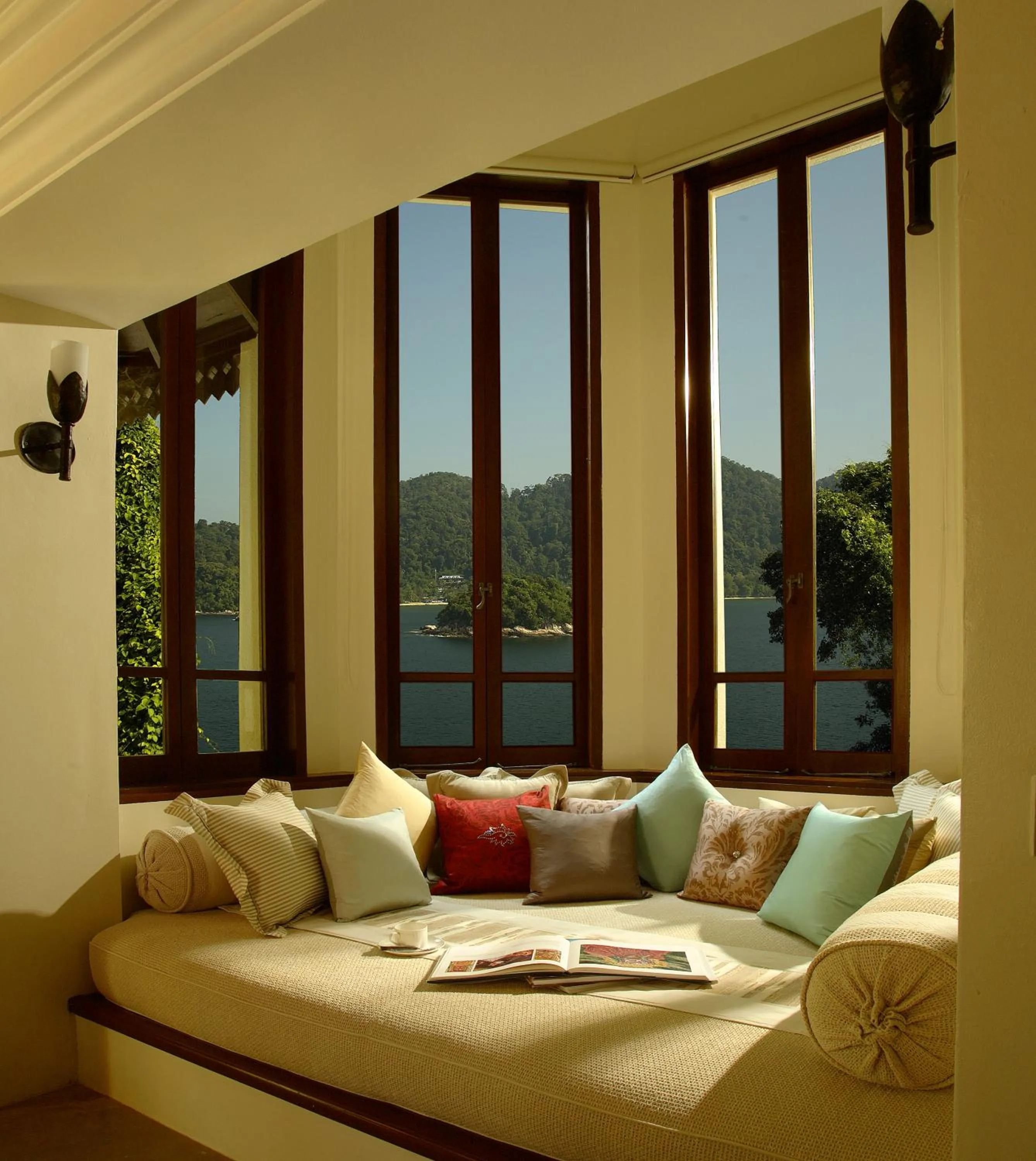 View (from property/room), Bed in Pangkor Laut Resort - Small Luxury Hotels of the World