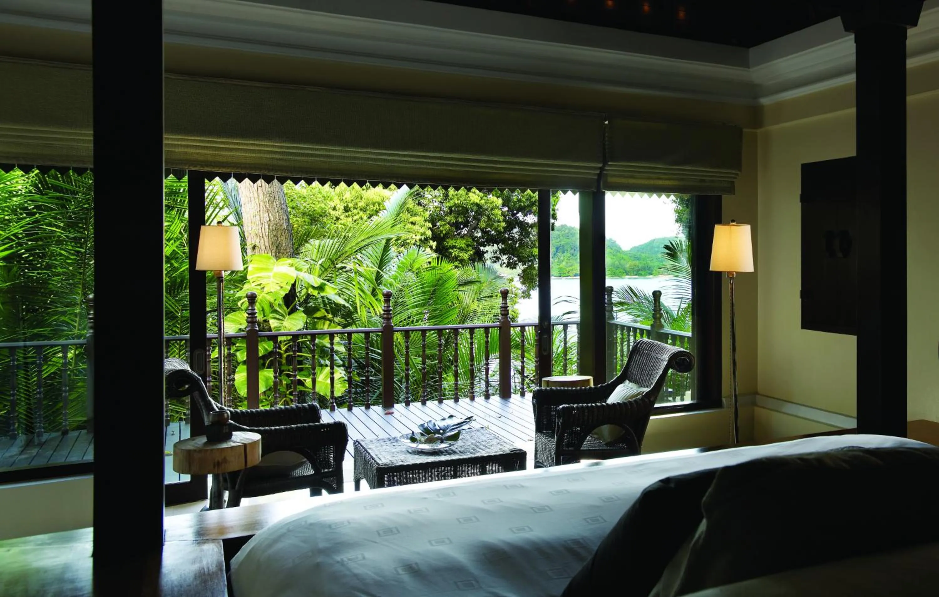Living room, Bed in Pangkor Laut Resort - Small Luxury Hotels of the World