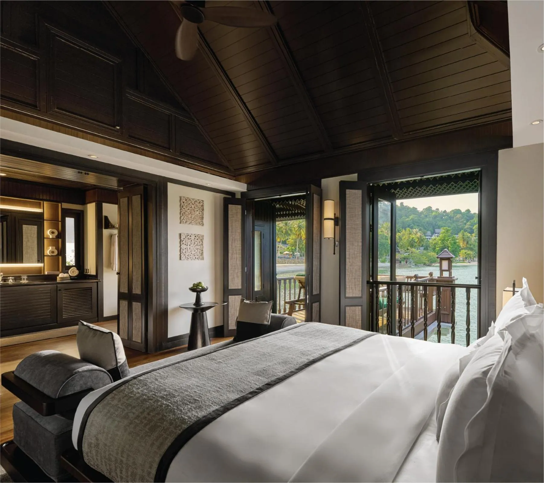 Bedroom, Bed in Pangkor Laut Resort - Small Luxury Hotels of the World