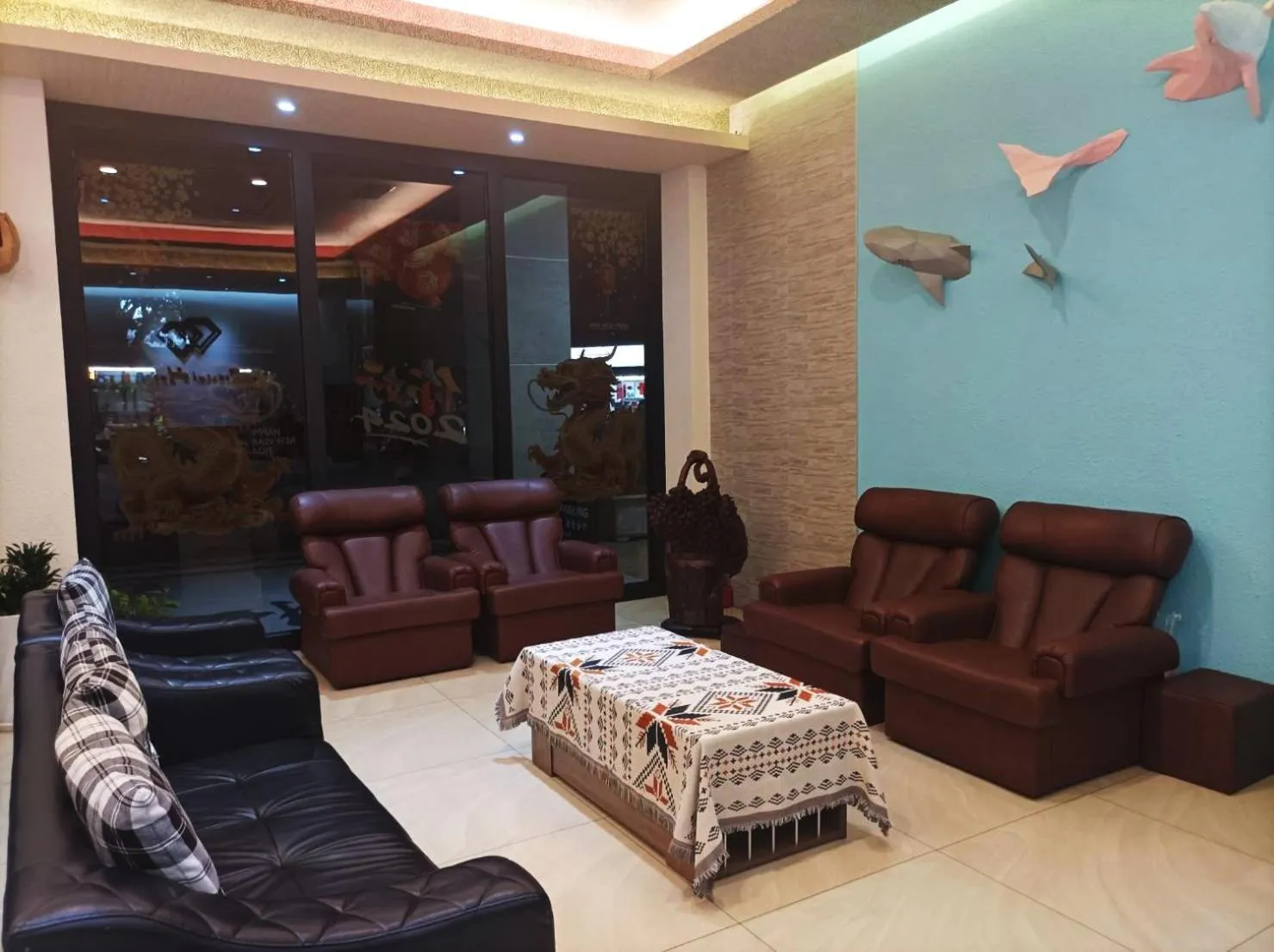 On site in Crystal Hotel