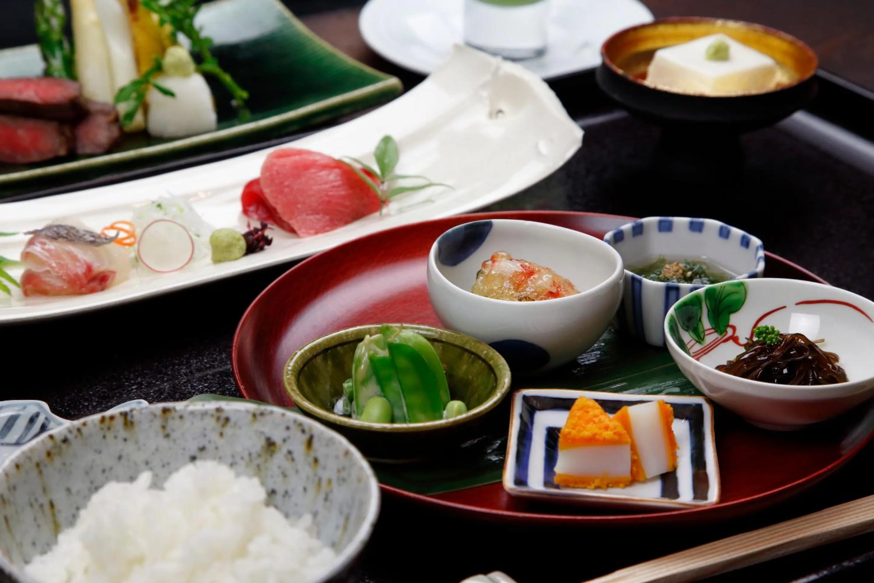 Dinner in Itamuro Onsen Daikokuya
