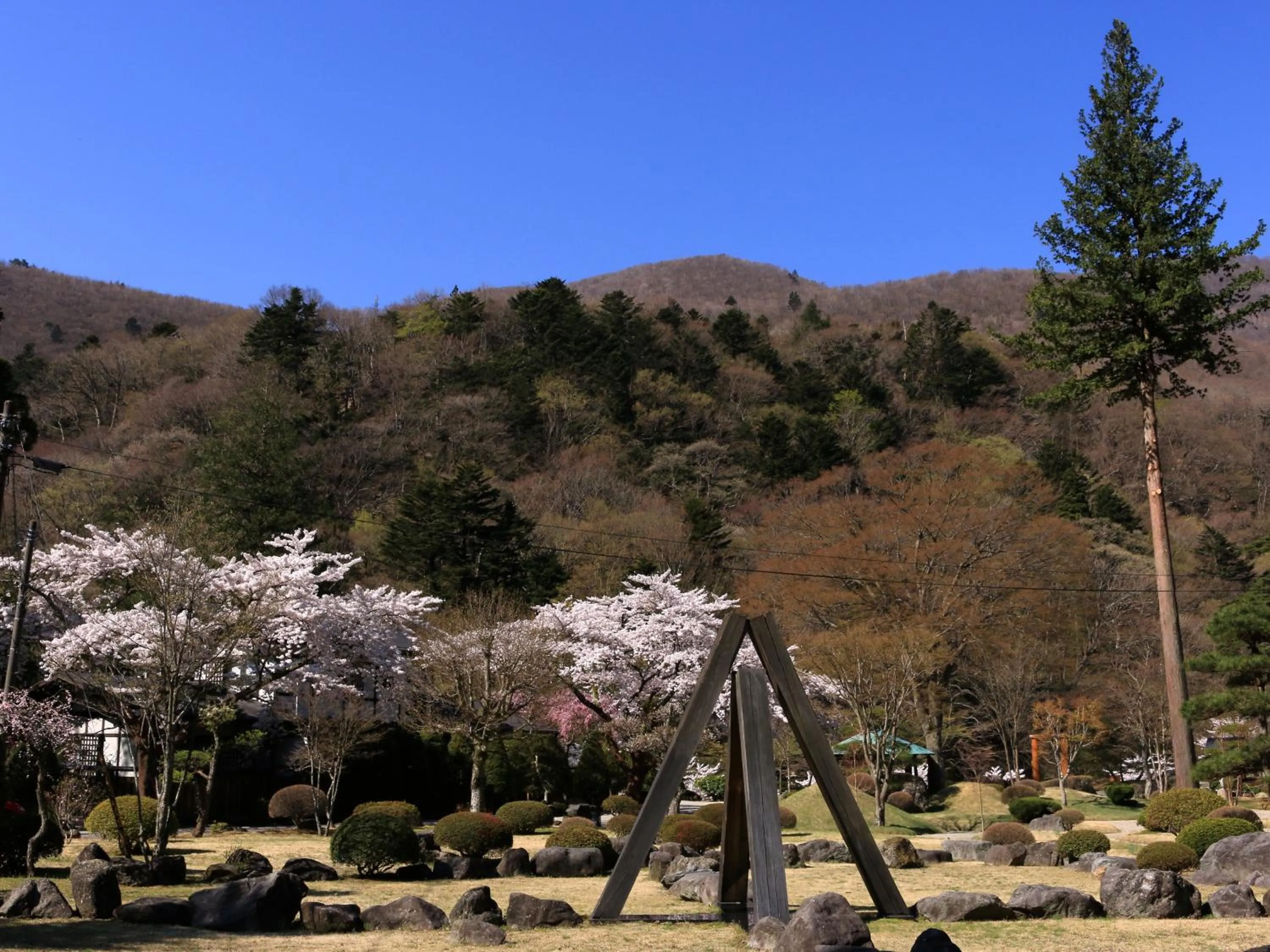 Mountain view in Itamuro Onsen Daikokuya