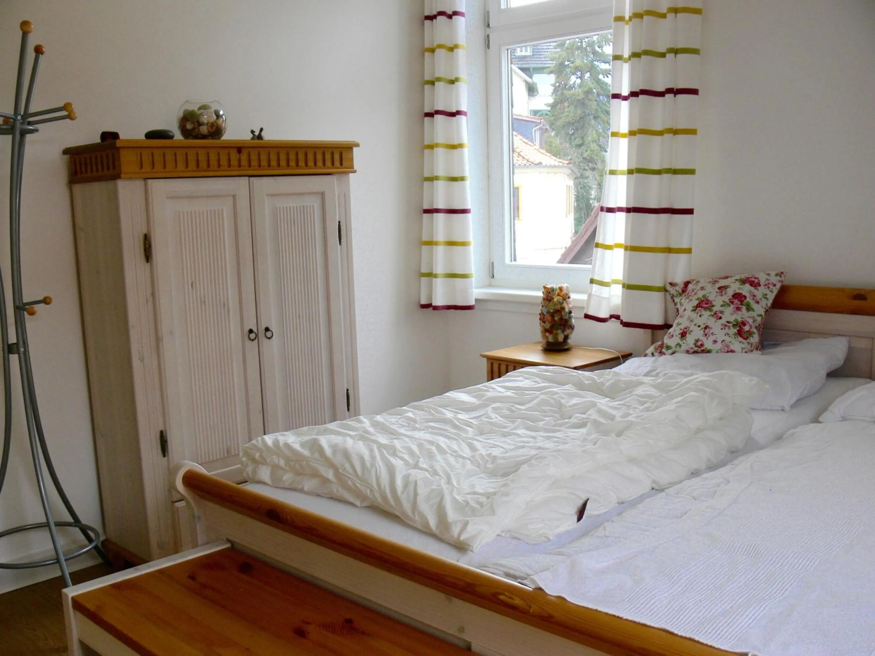 Bed in Ferienwohnung Siegers
