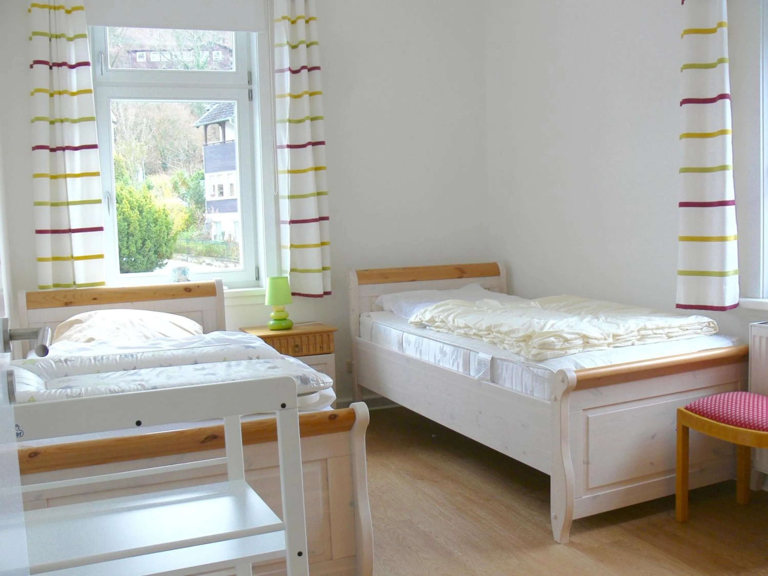 Bed in Ferienwohnung Siegers